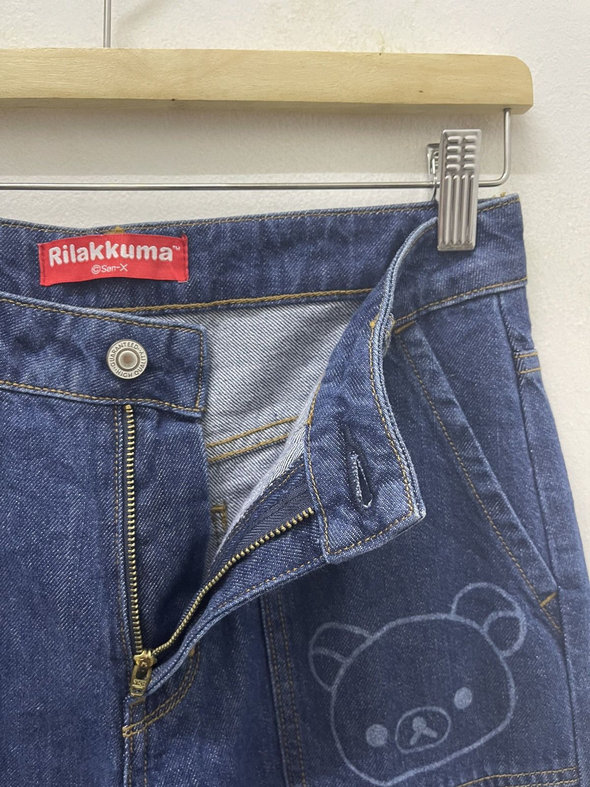 Anime Rare Vintage RILAKKUMA SAN-X Jeans Size US 27 - 6 Thumbnail
