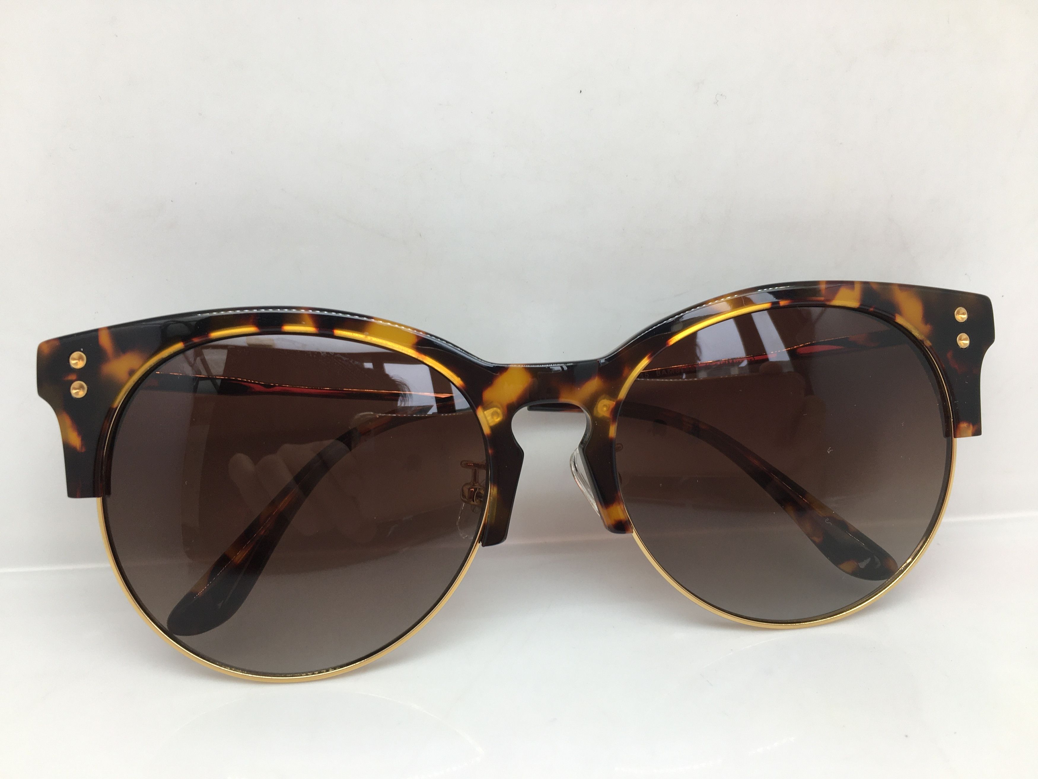 Other Handmade Oversize Malcolm X Tortoise Gold Sunglasses Size ONE SIZE - 6 Thumbnail