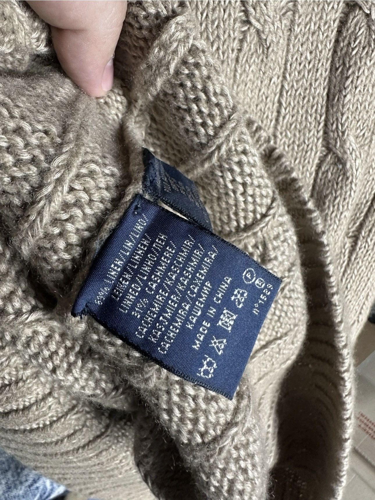 Ralph Lauren Ralph Lauren Luxury Cable Knit Sweater Vest L Linen Cashmere Size L / US 10 / IT 46 - 4 Thumbnail