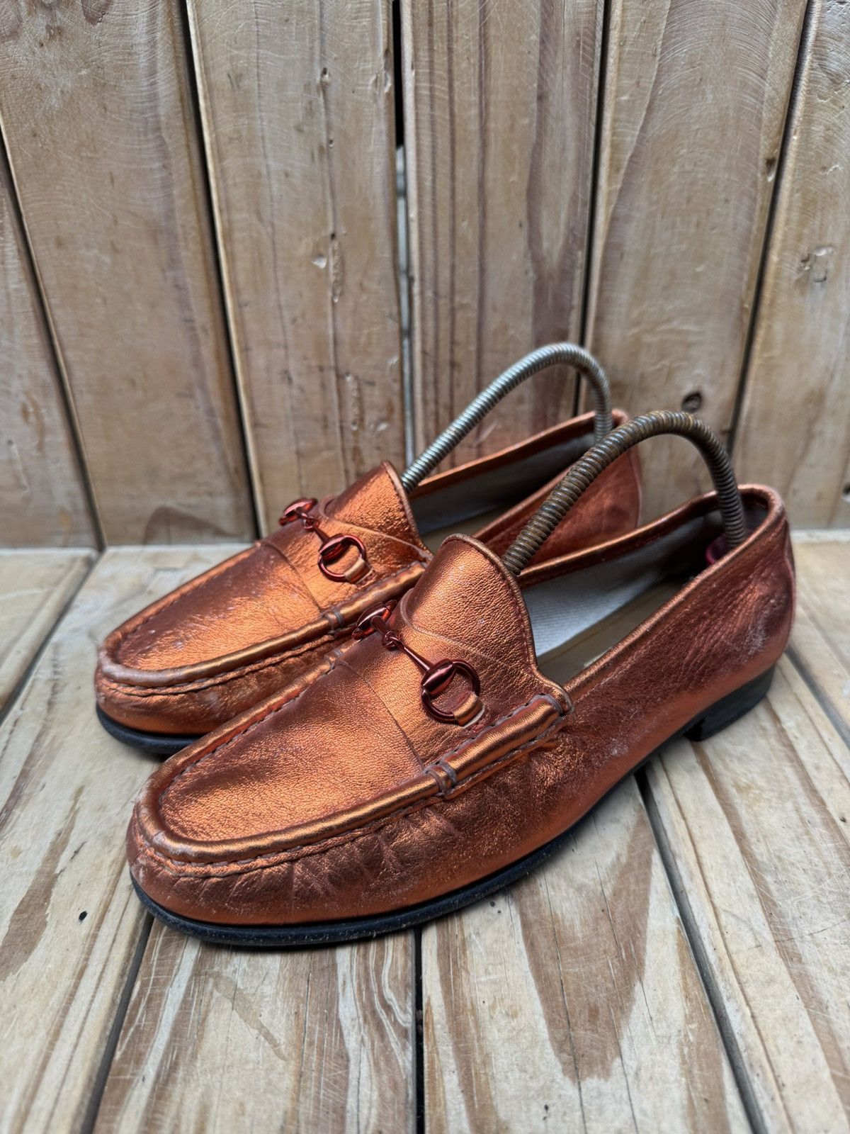 Gucci Gucci 1953 Orange women’s leather flats sz EUR 35.5 USA 5.5 Size US 5.5 / IT 35.5 - 9 Thumbnail