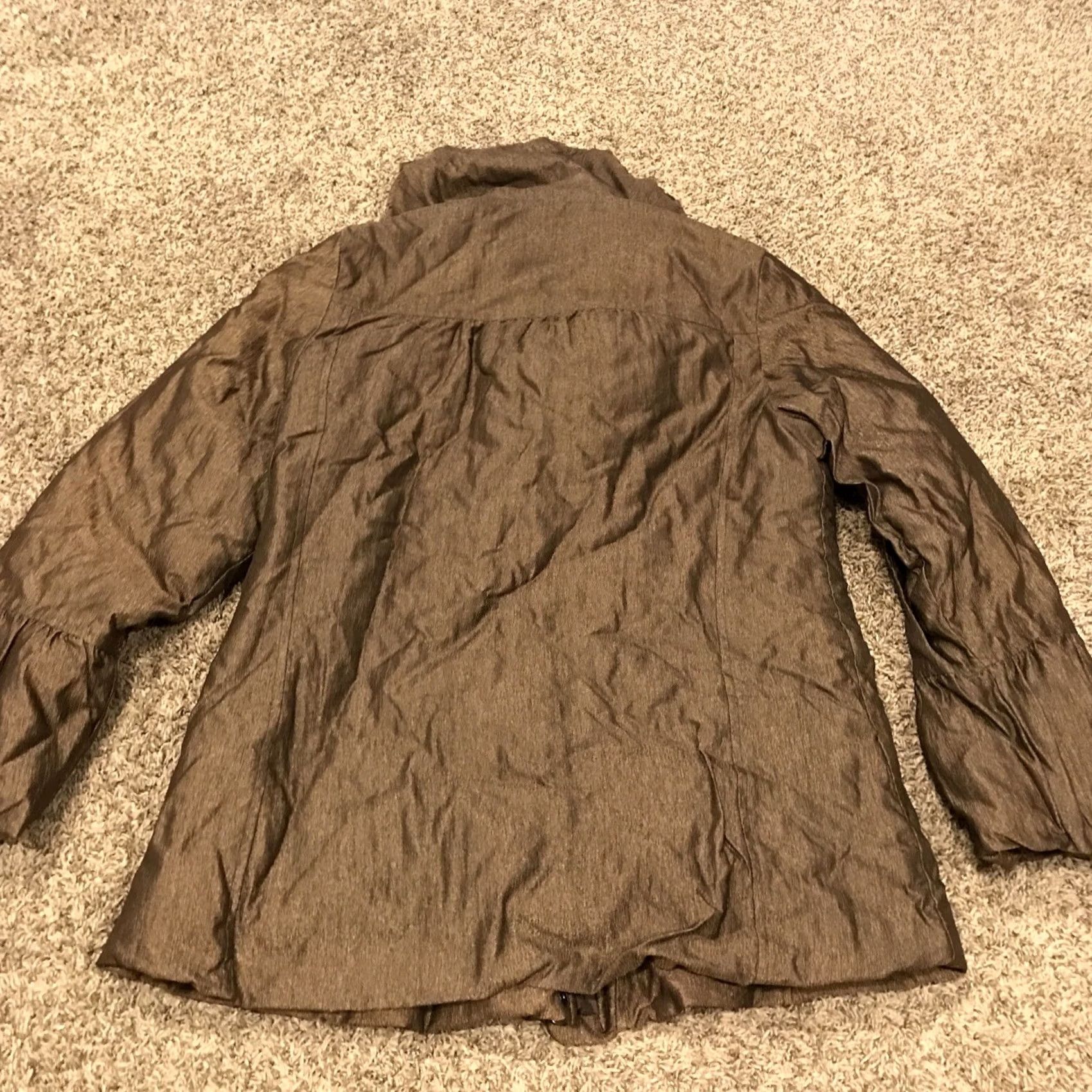 Vintage NEYELLE Jacket Womens M IRRIDESCENT BROWN IRIDESCENT WINTER COAT Full Zip Size M / US 6-8 / IT 42-44 - 3 Thumbnail