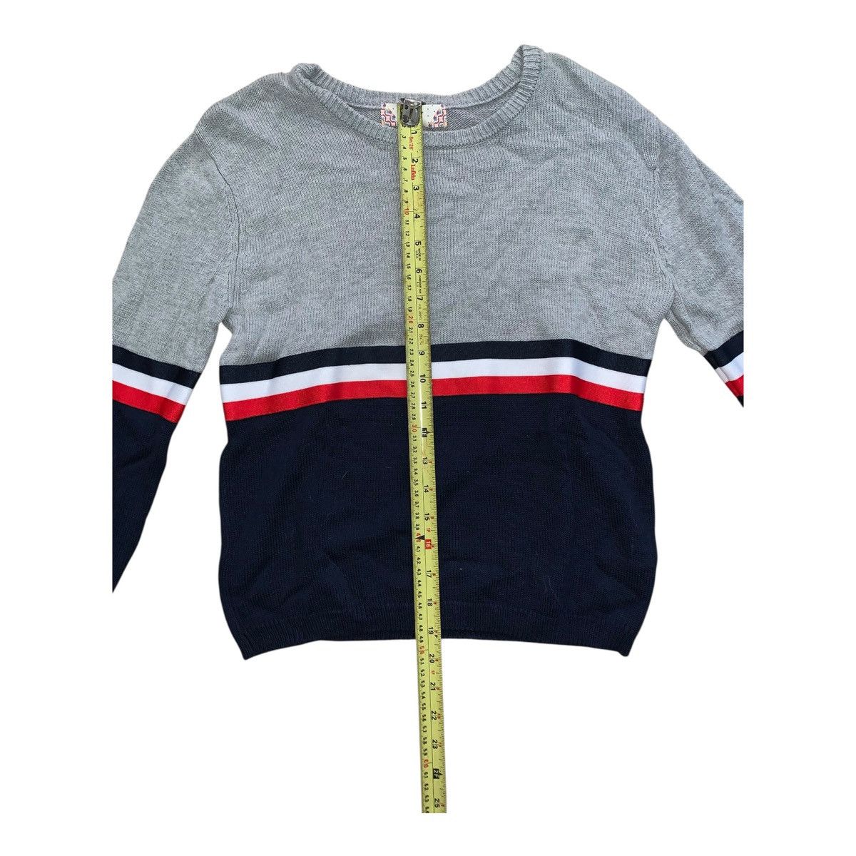 Other PINK ROSE Gray, Red, White, Blue Long Sleeve Sweater small Size S / US 4 / IT 40 - 6 Thumbnail