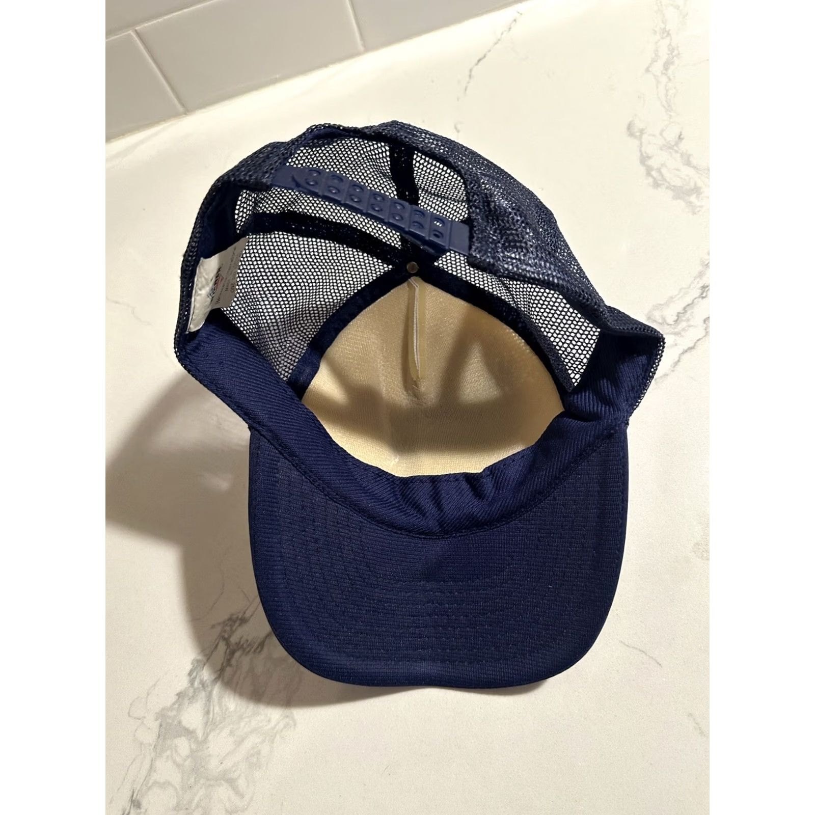 Vintage VINTAGE HaT Hat Men One Size Blue Snapback Adjustable Hunting Fishing Diablo Rod and Gun Club Snap Back Hat Size ONE SIZE - 5 Thumbnail