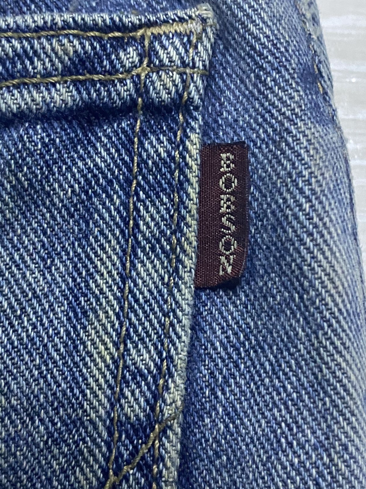 Japanese Brand Vintage Japanese Bobson Ladys Grunge Distressed Flare Jeans Size US 28 / EU 44 - 13 Thumbnail
