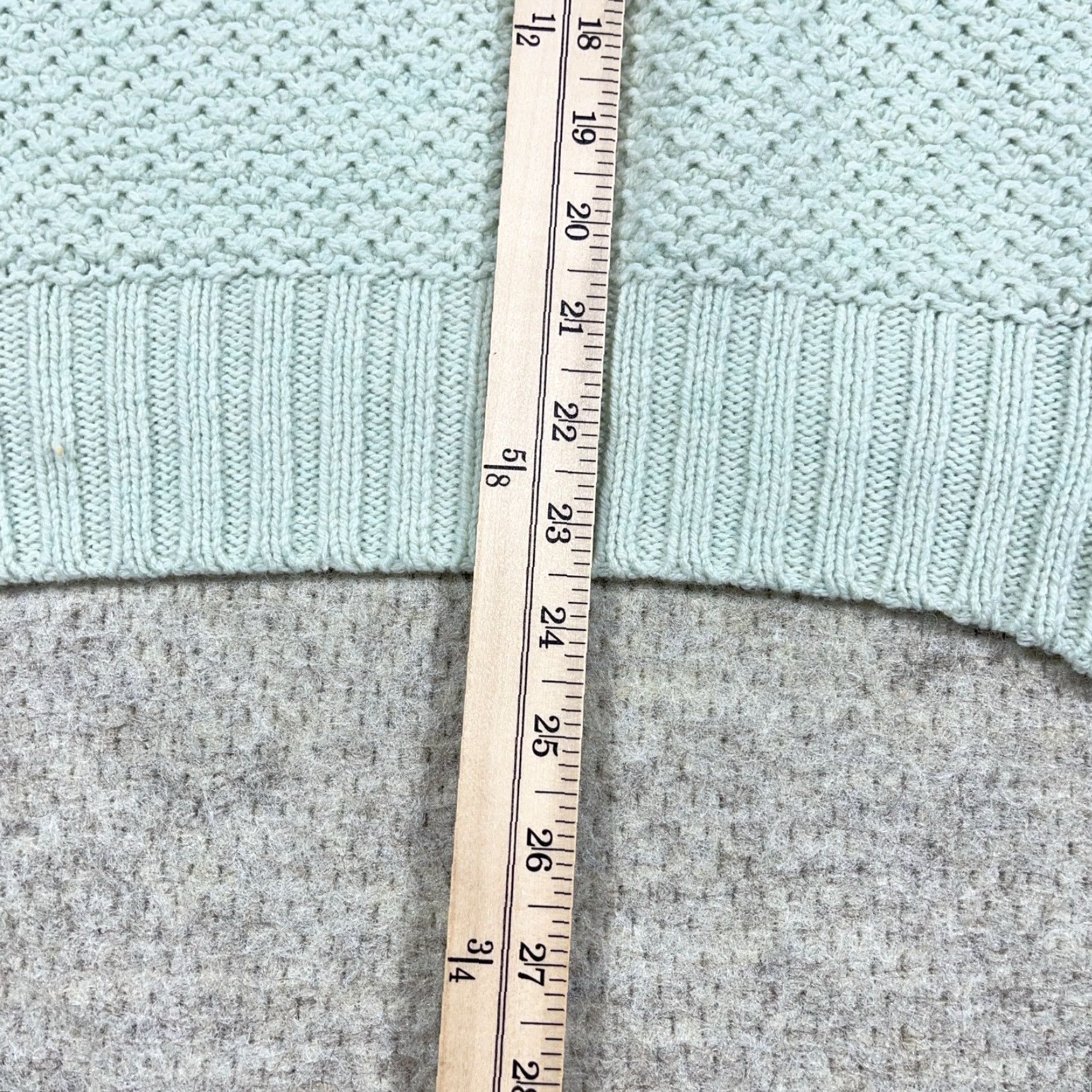 Vintage Woolovers Sweater Women M Green Wool Knit Crewneck Classic 80s Pullover Long Sleeve Casual Regular Knit Style Chunky-Knit Vintage No Logo Size M / US 6-8 / IT 42-44 - 7 Thumbnail