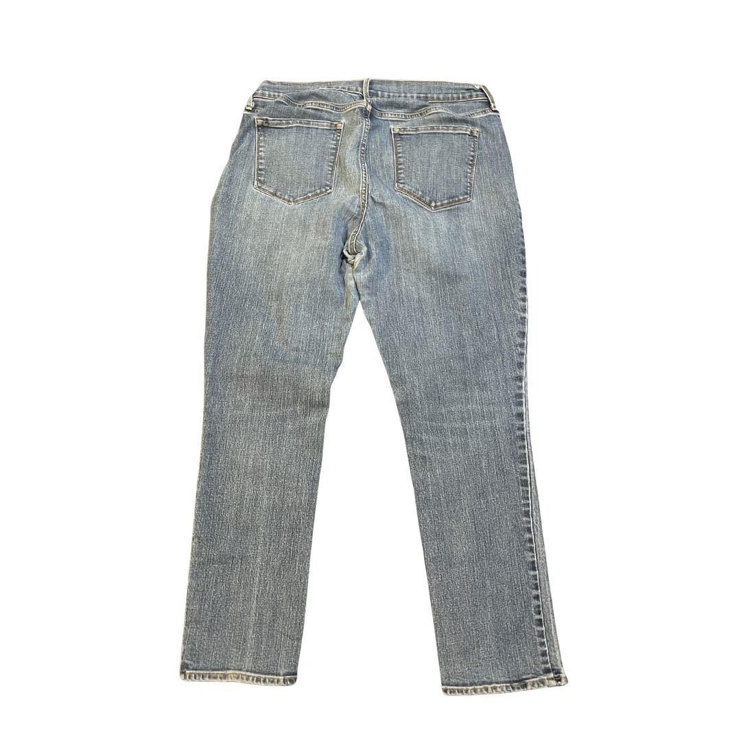 Old Navy Curvy Profile Mid Rise Straight Leg Denim Jeans 14S Flaw Size 36" / US 14 / IT 50 - 2 Thumbnail