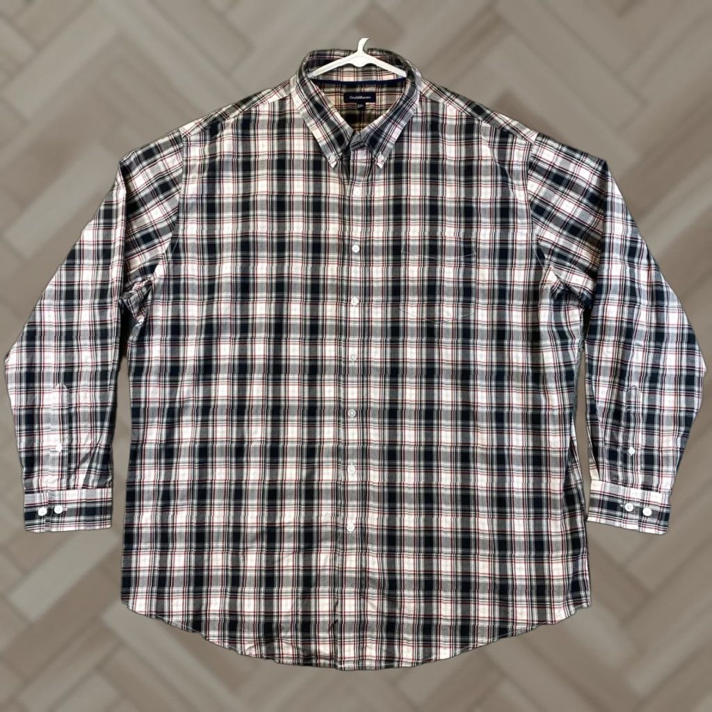 Croft & Barrow Croft & Barrow Classic Fit Long Sleeve Shirt Men’s XXL Plaid / 82-28 Size US XXL / EU 58 / 5 - 1 Thumbnail