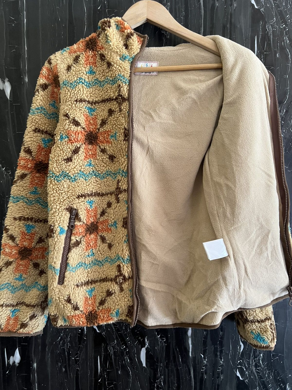 Japanese Brand Rodeo Crowns Navajo Fleece Jacket – Tribal Pattern Size US M / EU 48-50 / 2 - 3 Thumbnail
