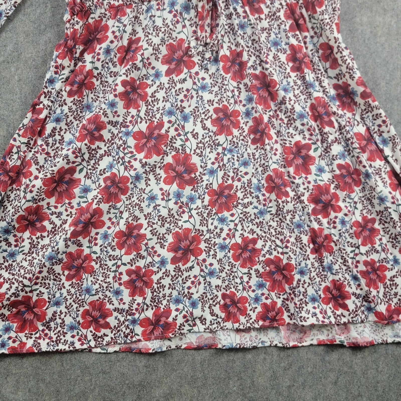 Old Navy Old Navy Waist-Defined Floral V-Neck Dress Long Sleeve Size XL / US 12-14 / IT 48-50 - 14 Thumbnail