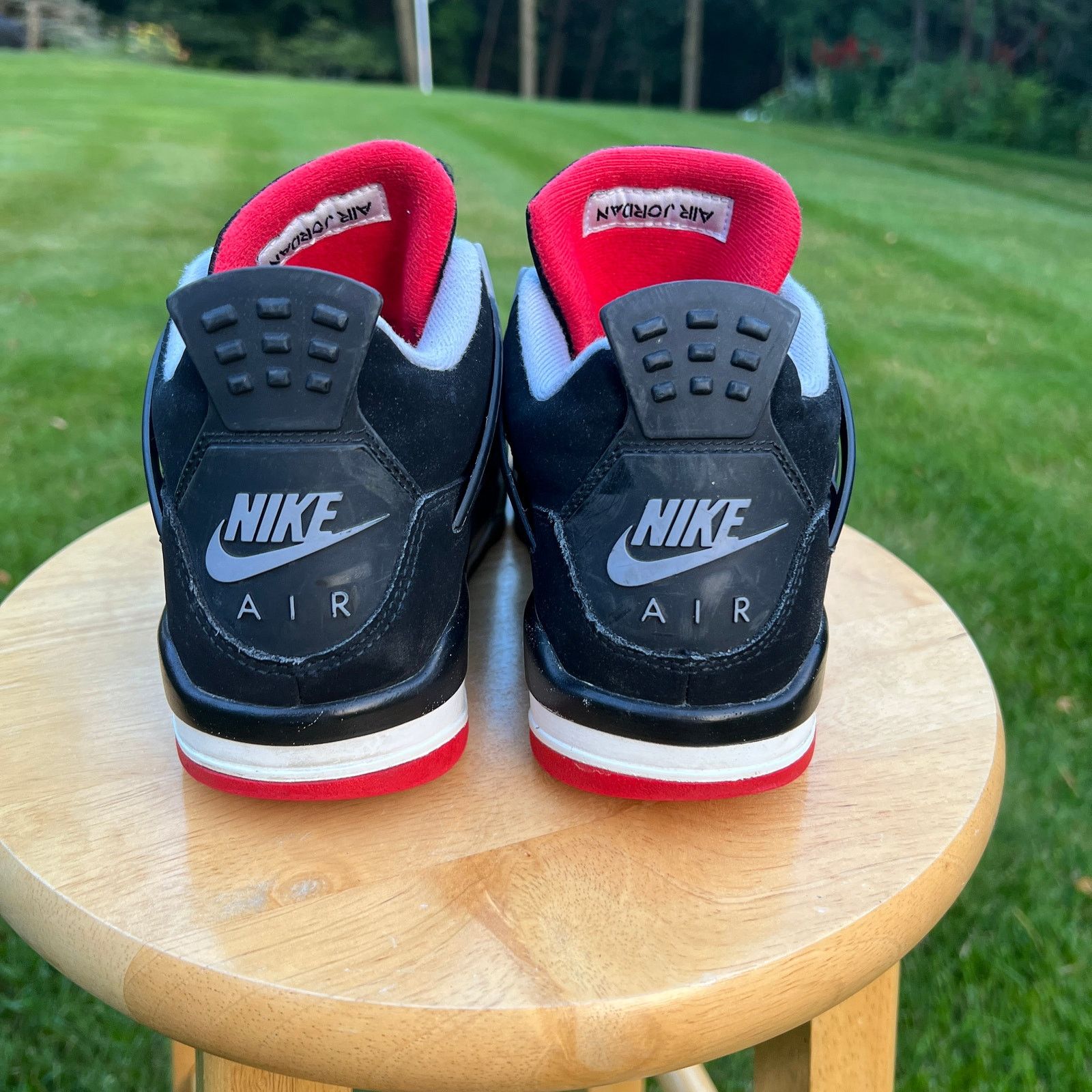 Jordan Brand × Nike Air Jordan 4 Retro OG GS Bred 2019 Men's Shoes - Size 5.5 Size US 6 / EU 39 - 6 Thumbnail