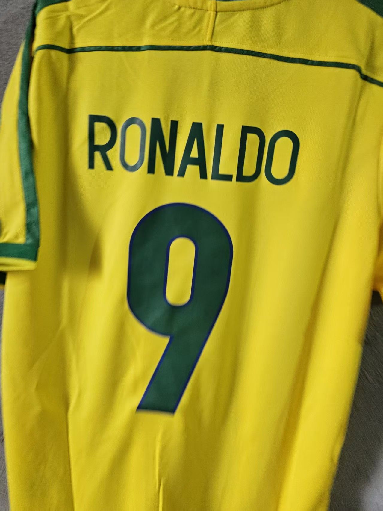 Other 1998 Brazil #9 Ronaldo Jersey Home Size US XL / EU 56 / 4 - 4 Thumbnail
