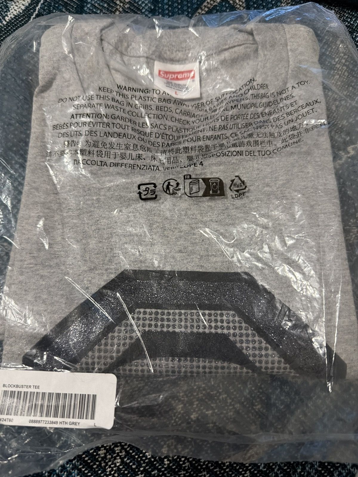 Supreme Supreme Blockbuster Tee FW24 Size US L / EU 52-54 / 3 - 4 Thumbnail