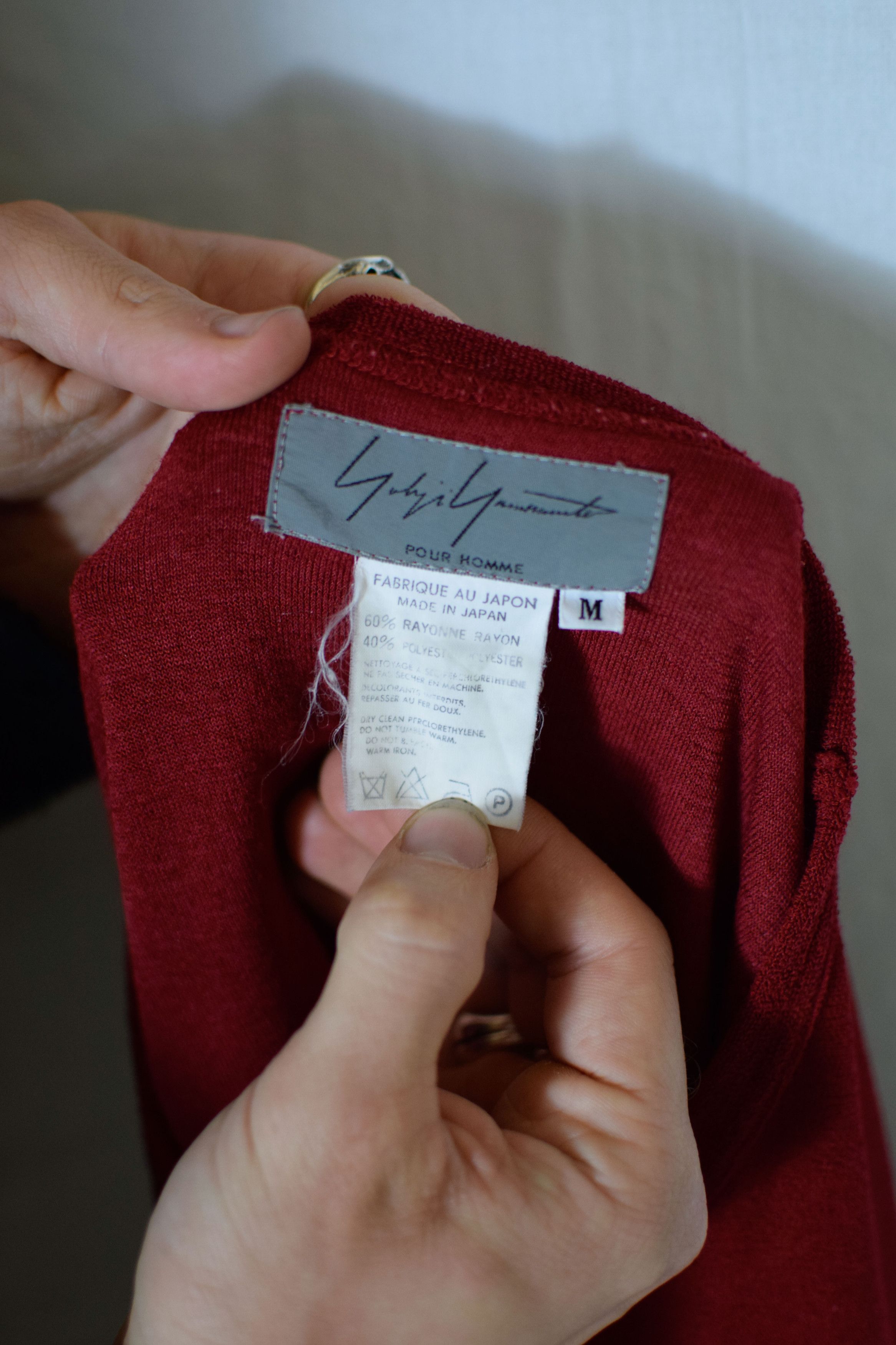 Yohji Yamamoto YYPH SS97 Red Top - HU-T31-226 Size US M / EU 48-50 / 2 - 10 Thumbnail