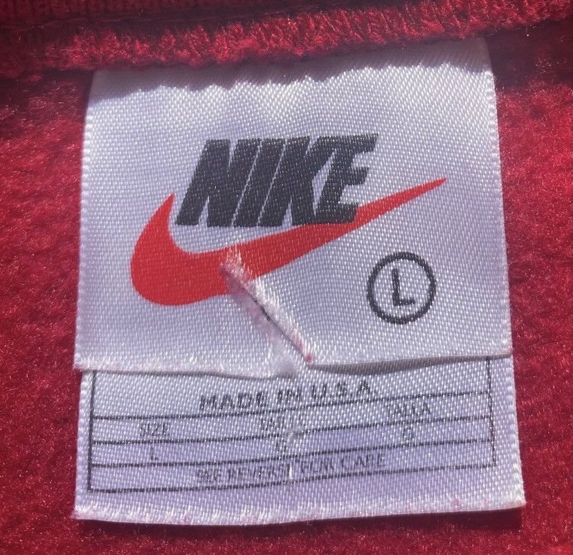 Nike Rare Vintage 90’s Nike White Tag Blank Sweatshirt No Swoosh Size US L / EU 52-54 / 3 - 4 Thumbnail