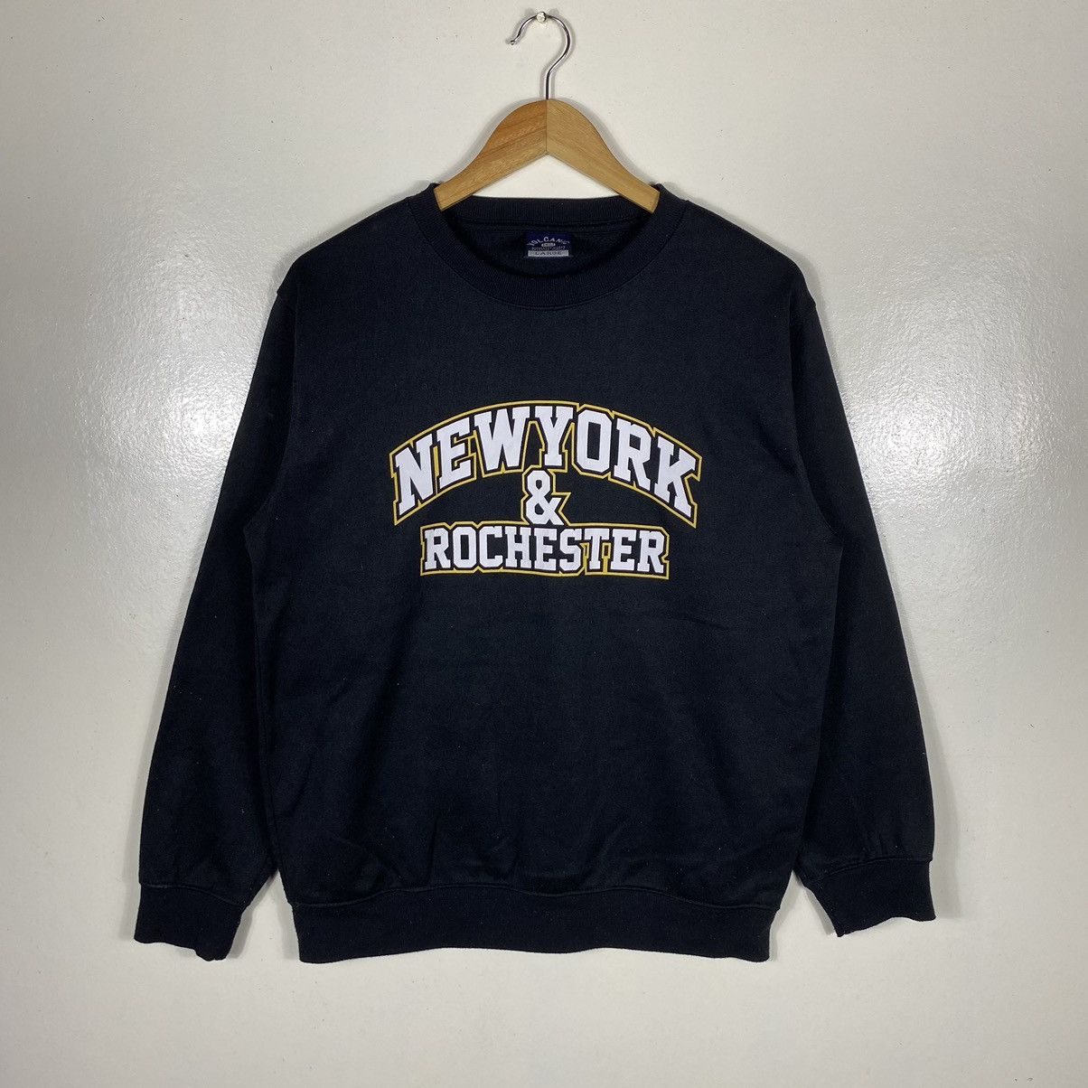 image of New York & Rochester Sweatshirt in Black, Men's (Size Large)