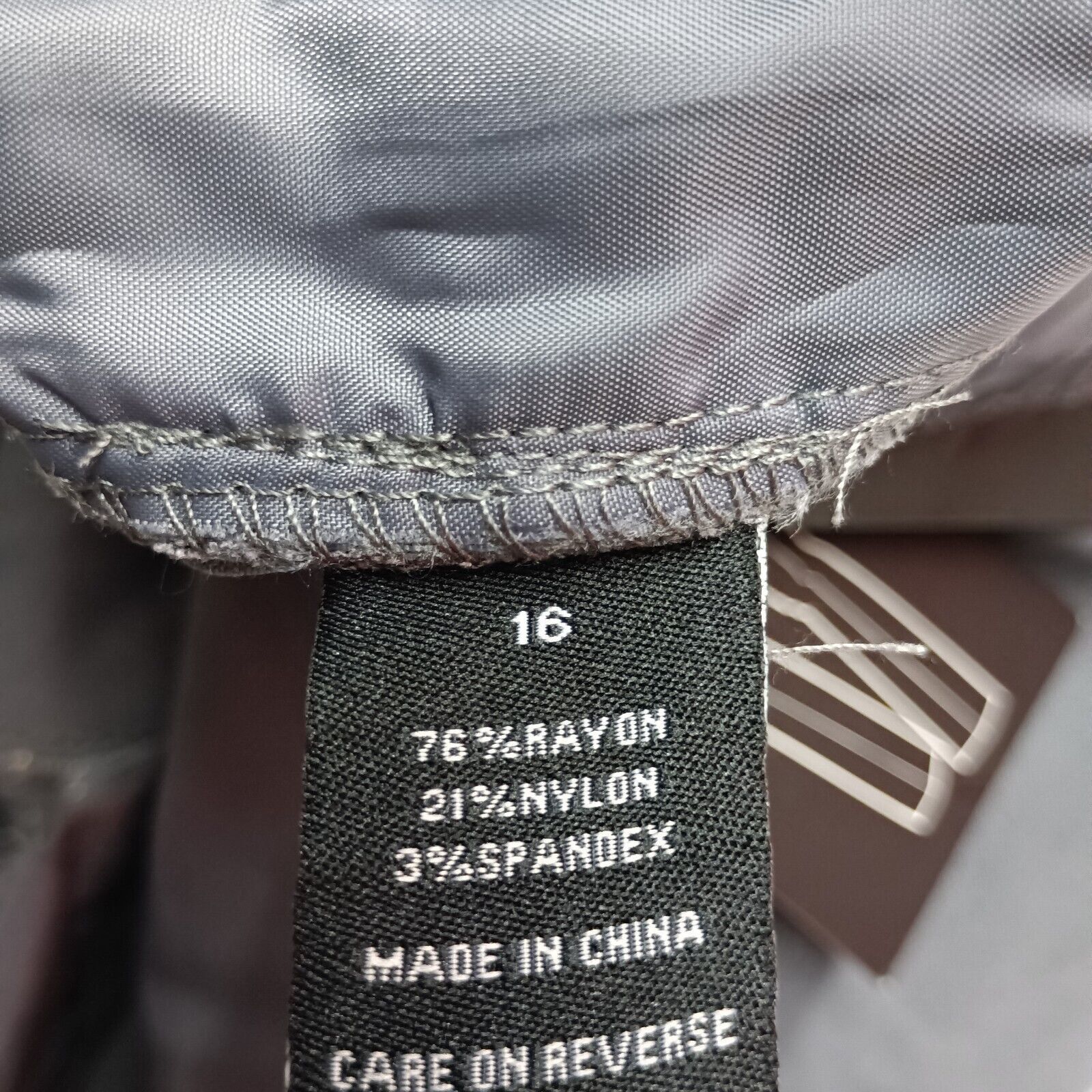Briggs & Riley Briggs New York Women's Split Waist Pants Size 16 Gray Size 38" / US 16 / IT 52 - 8 Thumbnail