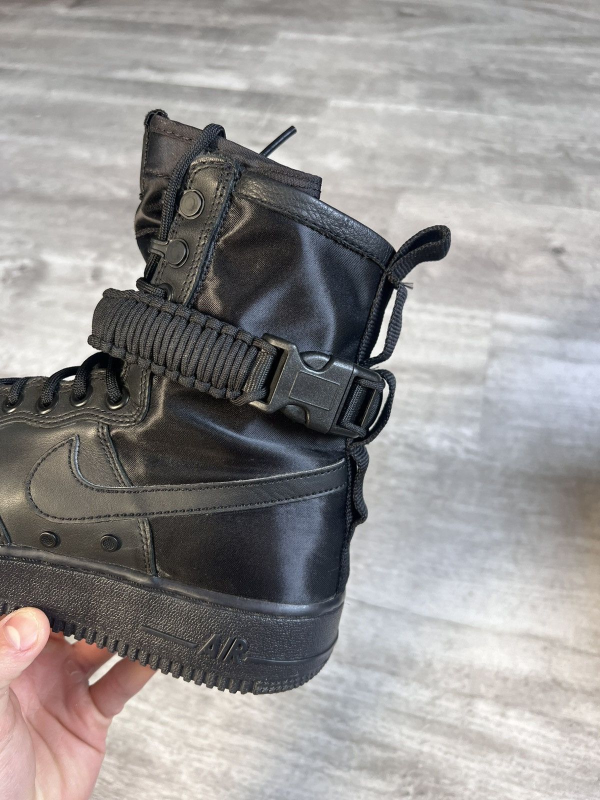 Nike Nike SF Air Force 1 High Triple Black Size US 7 / EU 40 - 8 Thumbnail