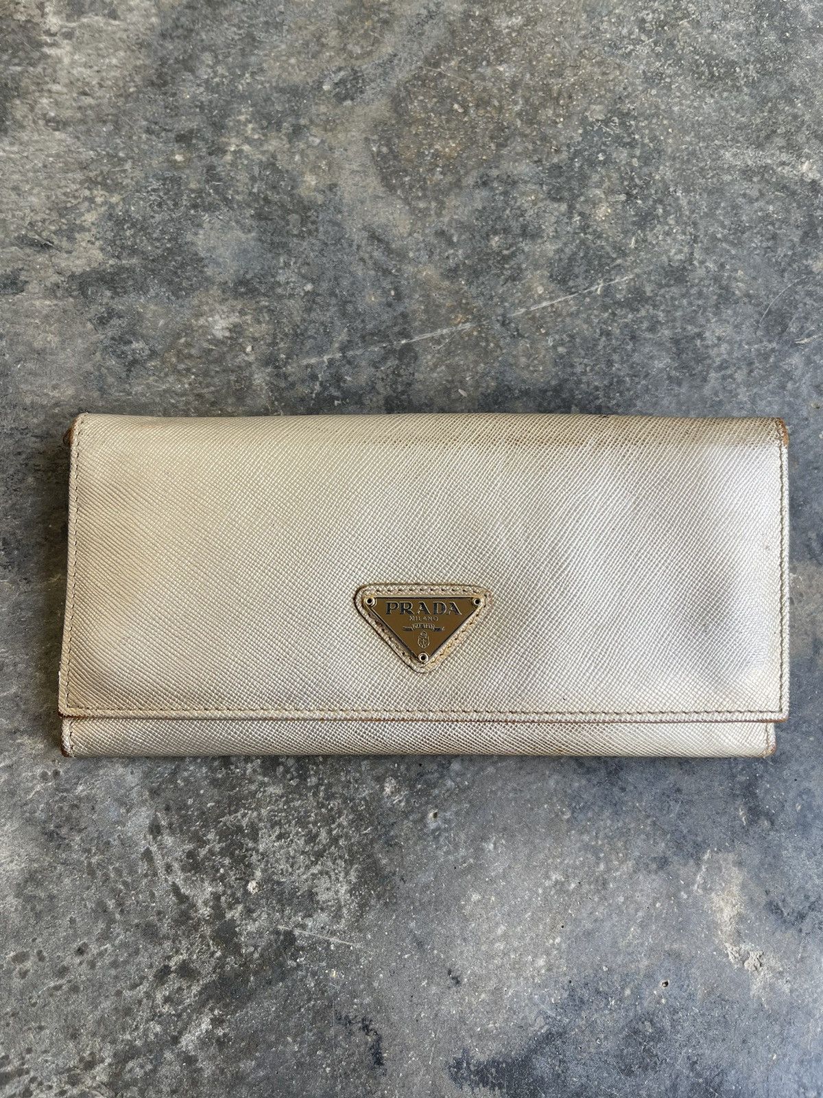 Prada × Vintage Prada multi slot long wallet Size ONE SIZE - 2 Thumbnail