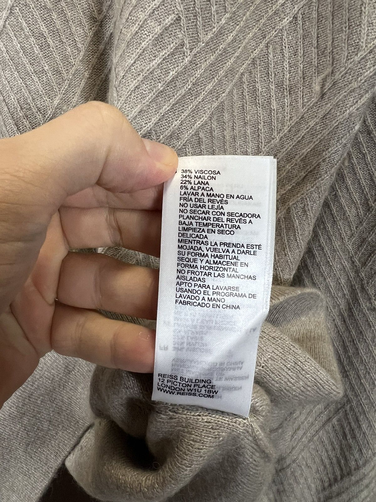 Reiss Reiss 1/3 zip designer sweater Size US L / EU 52-54 / 3 - 6 Thumbnail