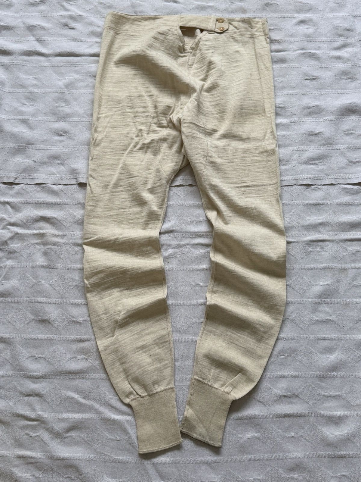 Vintage Vintage 1951 Dated French Military Underwear Thermal Pants Size US 34 / EU 50 - 2 Thumbnail