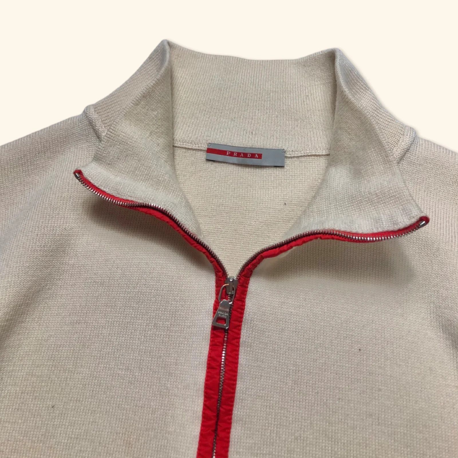 Prada Prada Vintage 2000s Wool Knit Sweater Size US M / EU 48-50 / 2 - 2 Thumbnail