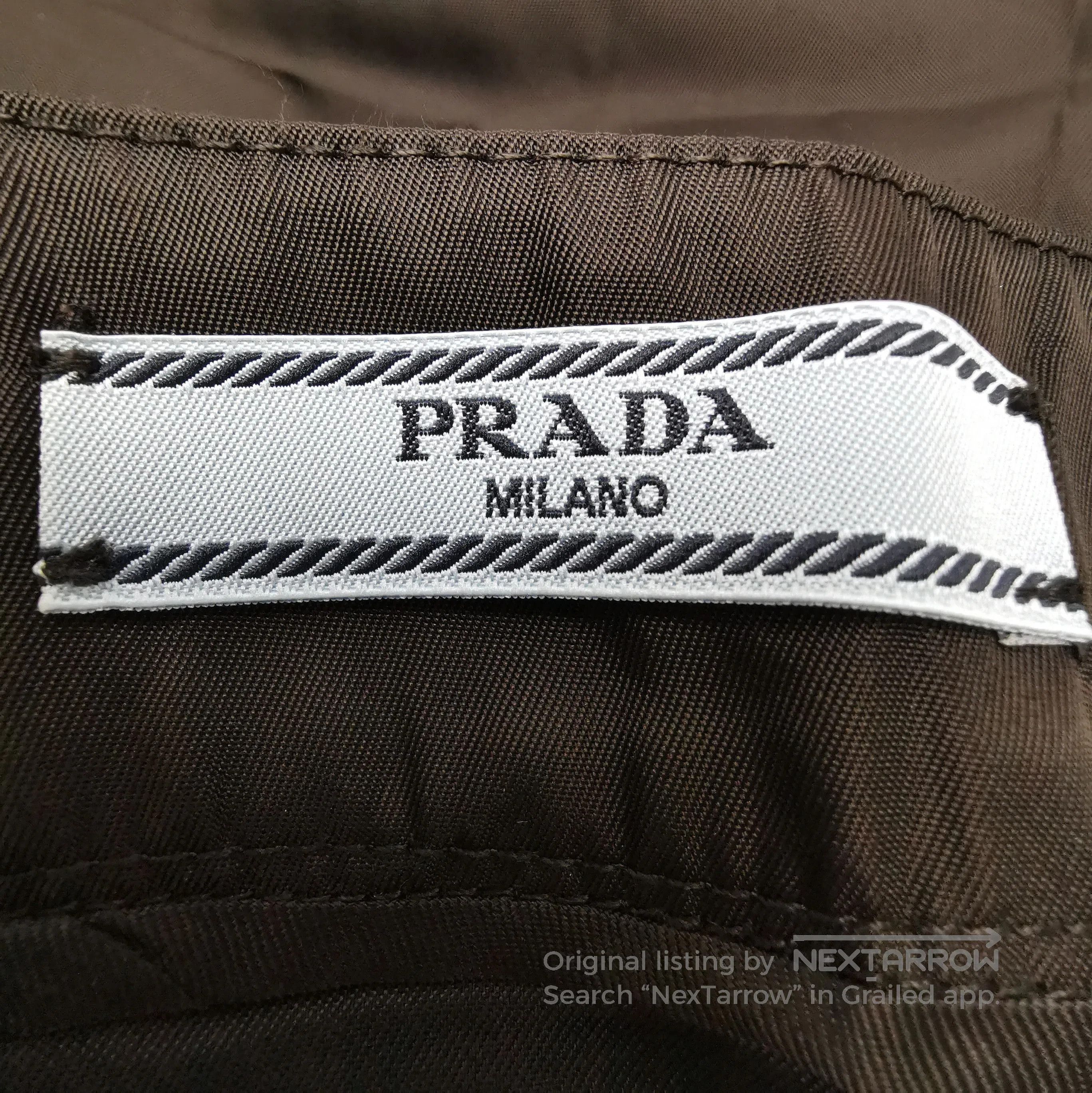 Prada Prada Black Utility Skirt with Triangle Logo . Size 35" - 4 Thumbnail
