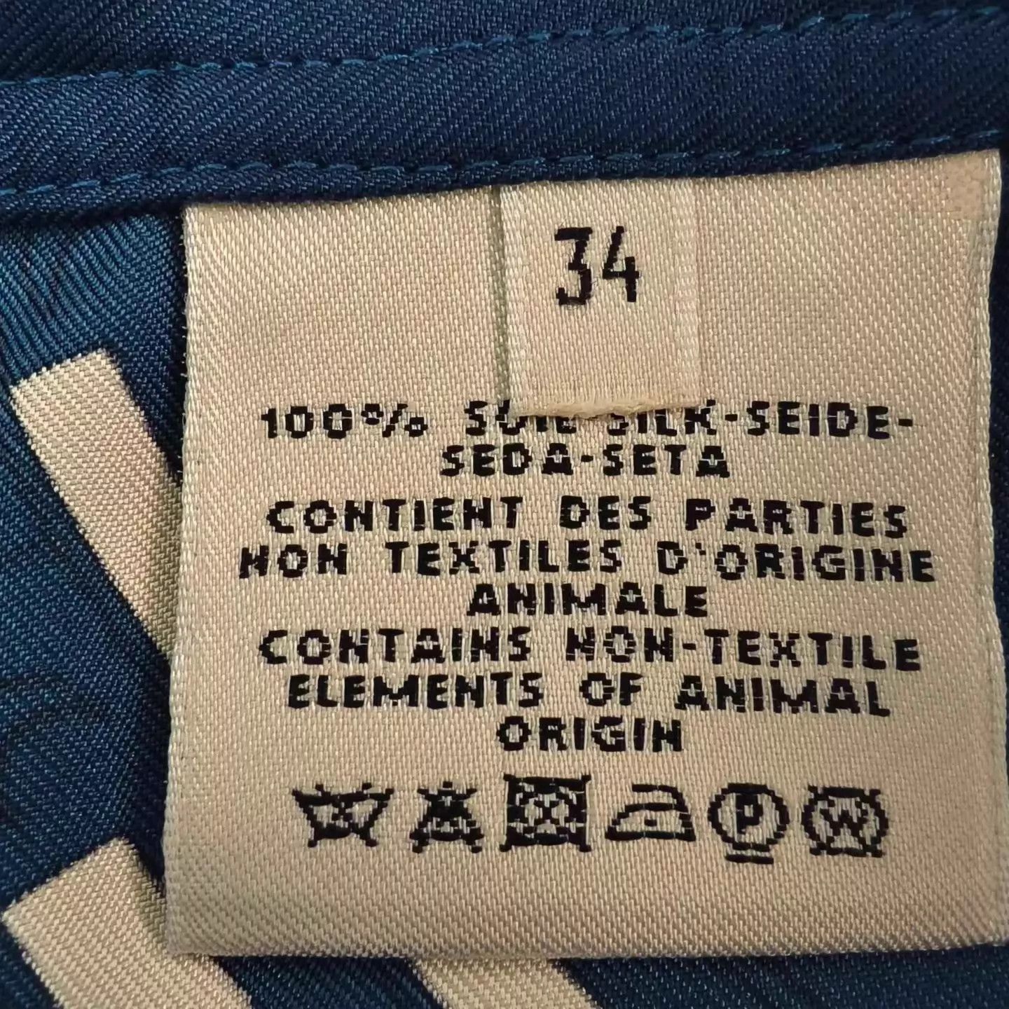 Hermes HERMES Zodiac Silk Mini Skirt 34 99 Size 25" / US 0 / IT 36 - 4 Thumbnail
