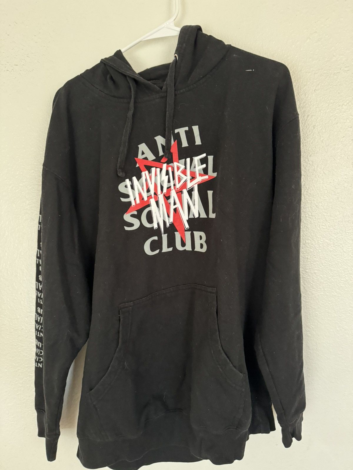 Assc x clearance invisible man hoodie