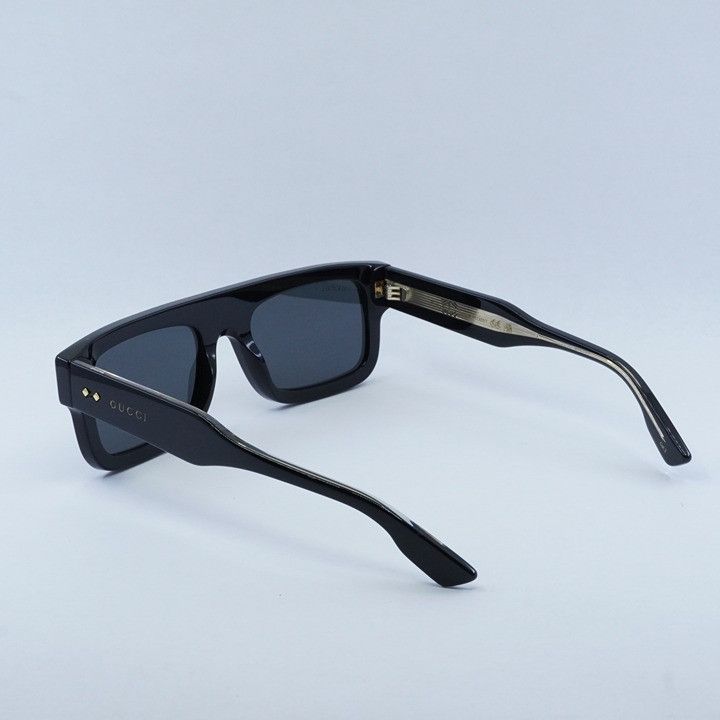 Gucci Gucci GG1085S 001 Sunglasses Black Square Frame, Grey Lenses Size ONE SIZE - 5 Thumbnail