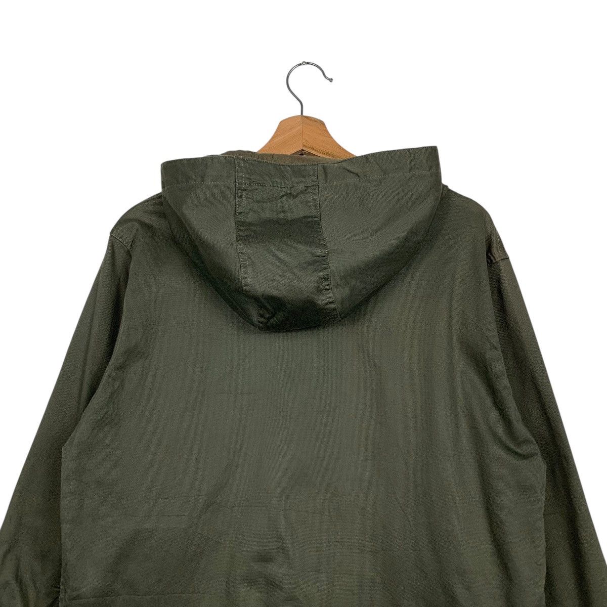 Beams Japan BEAMS Olive Green Button Zipper Hooded Jacket #1622-C72 Size US L / EU 52-54 / 3 - 21 Thumbnail