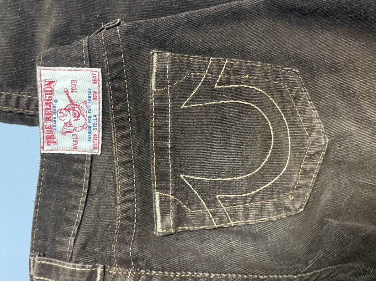 True Religion brown cord. low rise true religion pants Size 27" / US 4 / IT 40 - 5 Thumbnail