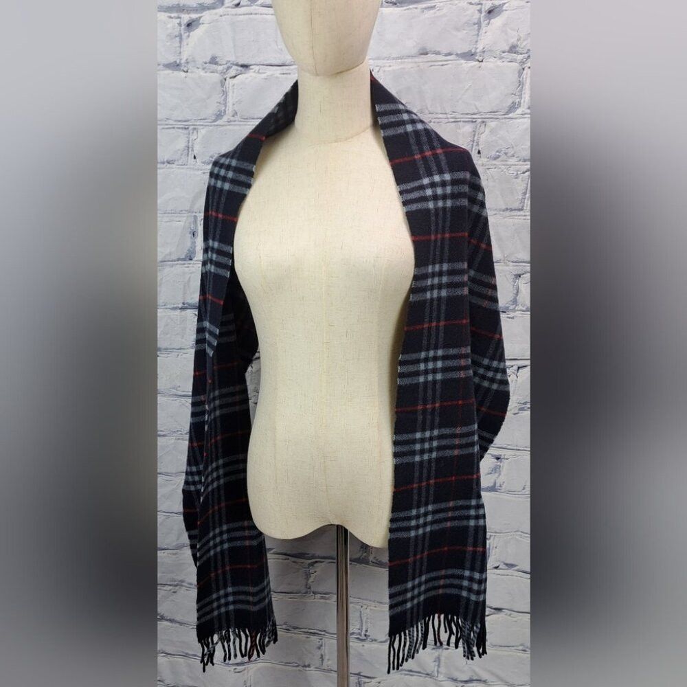 Burberry Burberry Vintage Scarf Nova Check 100% Cashmere Wool Scotla Size ONE SIZE - 6 Thumbnail