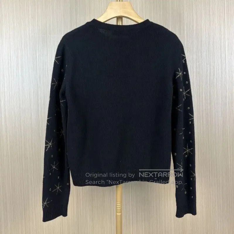 Valentino Valentino Black Wool Sweater with Star Design . Size S / US 4 / IT 40 - 2 Thumbnail