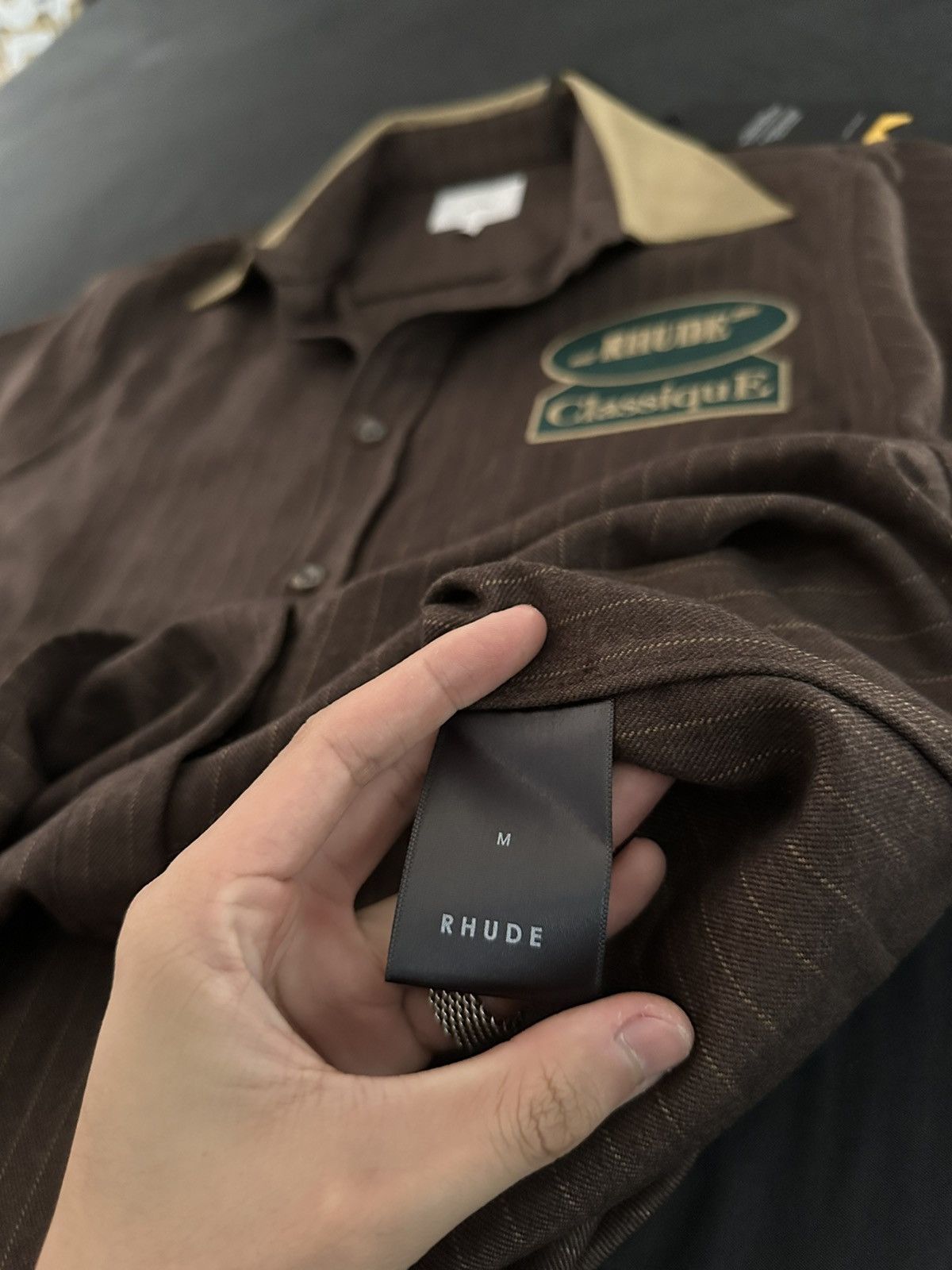 Rhude Rhude Brown Mechanic shirt Size US M / EU 48-50 / 2 - 4 Thumbnail