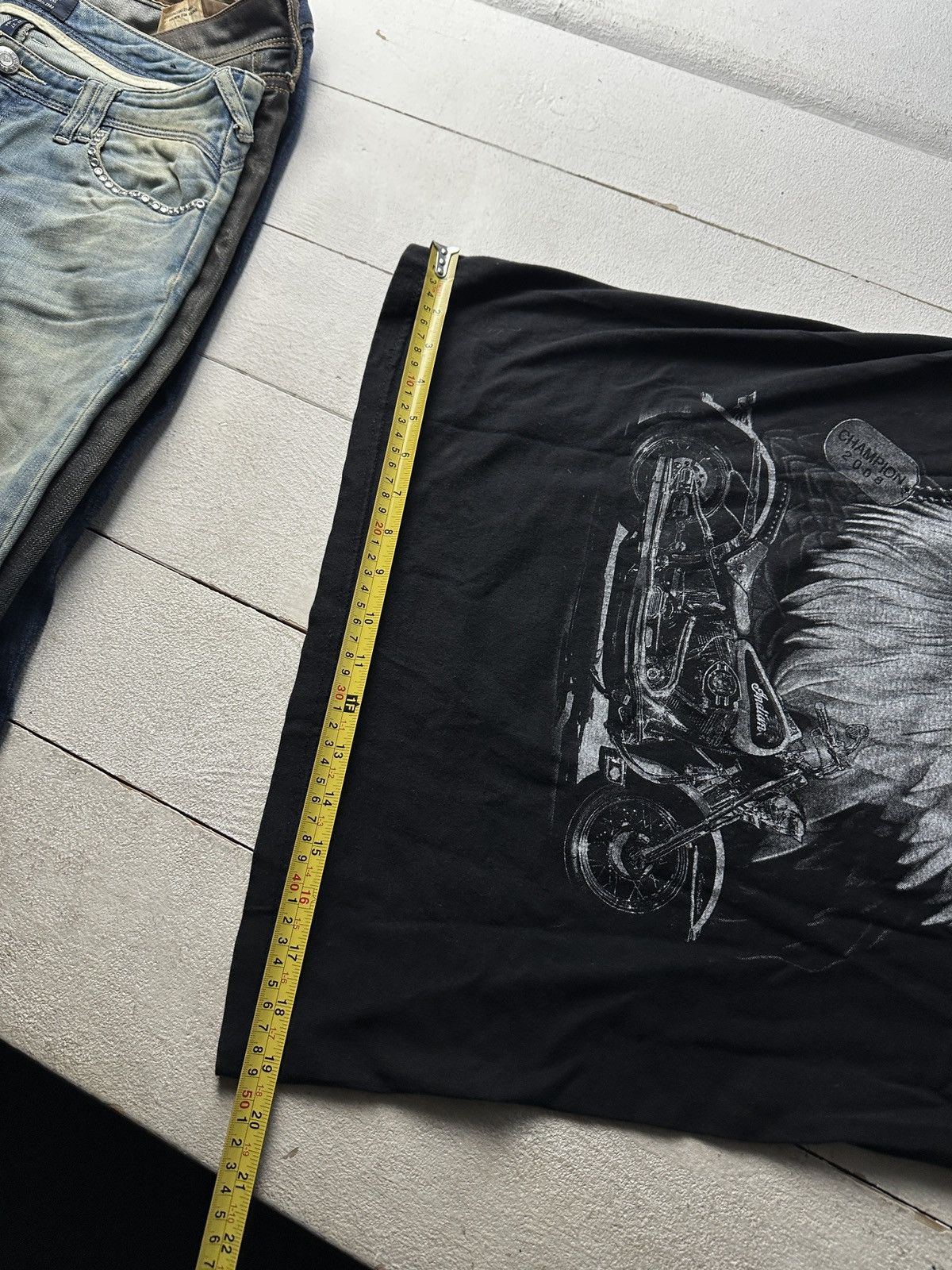 Vintage 🚨VNTG INDIANS 2008 EAGLE USA RARE MOTORCYCLE HARLEY STYLE Size US S / EU 44-46 / 1 - 17 Thumbnail