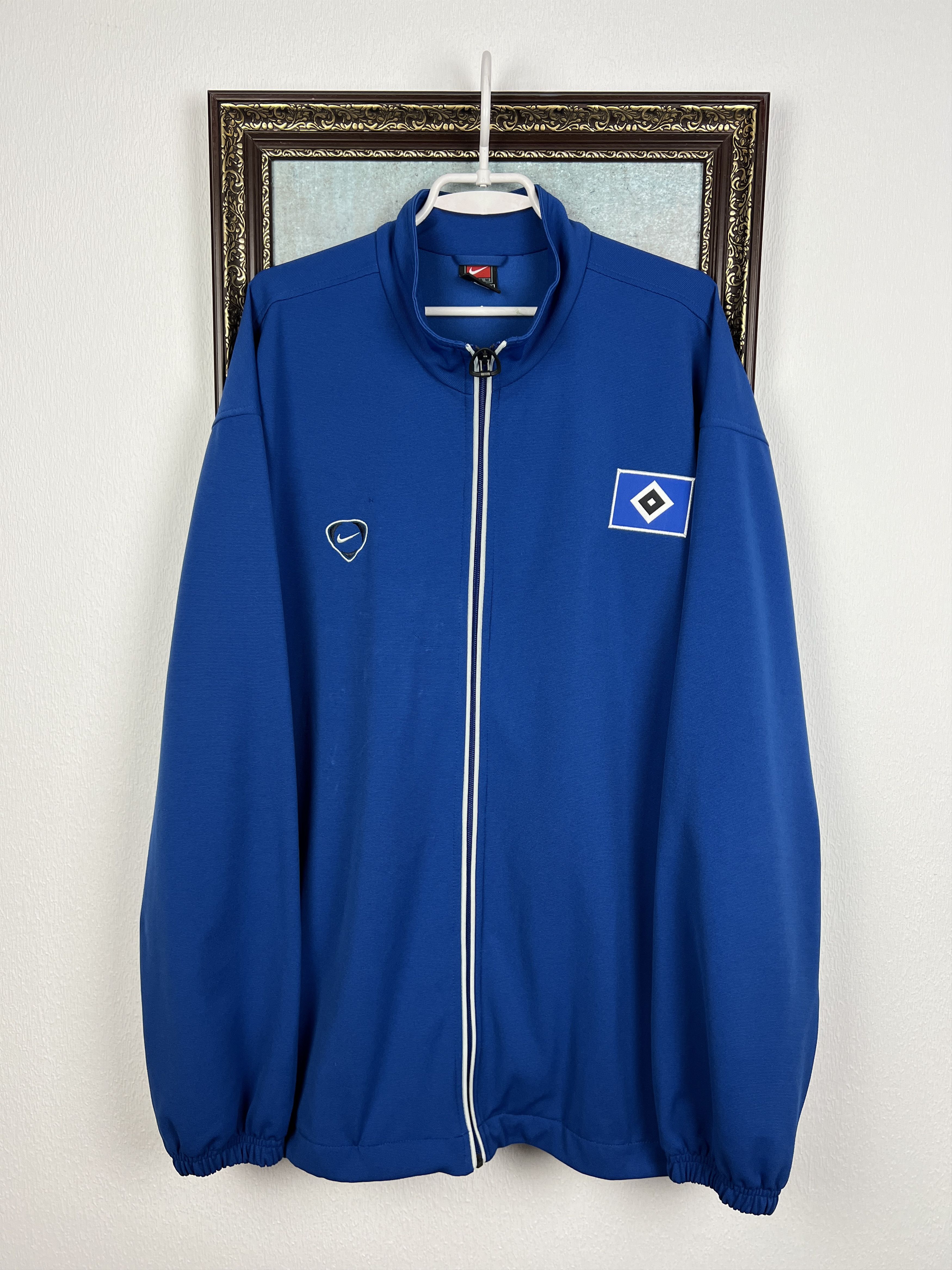 Nike Vintage Hamburg Football Jacket Soccer Track Top Train Zip Size US XXL / EU 58 / 5 - 1 Thumbnail