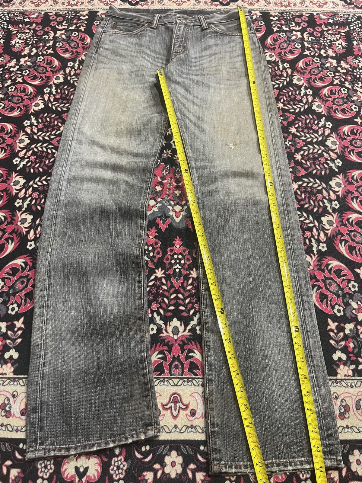 Japanese Brand Vintage Japanese Brand G.L Heart Grey Faded Washed Jeans Size US 29 - 11 Thumbnail