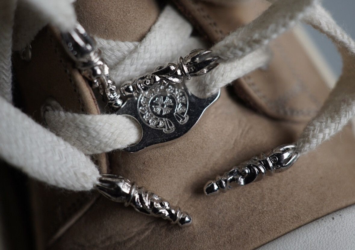 Chrome Hearts × Rick Owens Brown leather ramones sneaker shoes Size US 7 / IT 37 - 9 Thumbnail