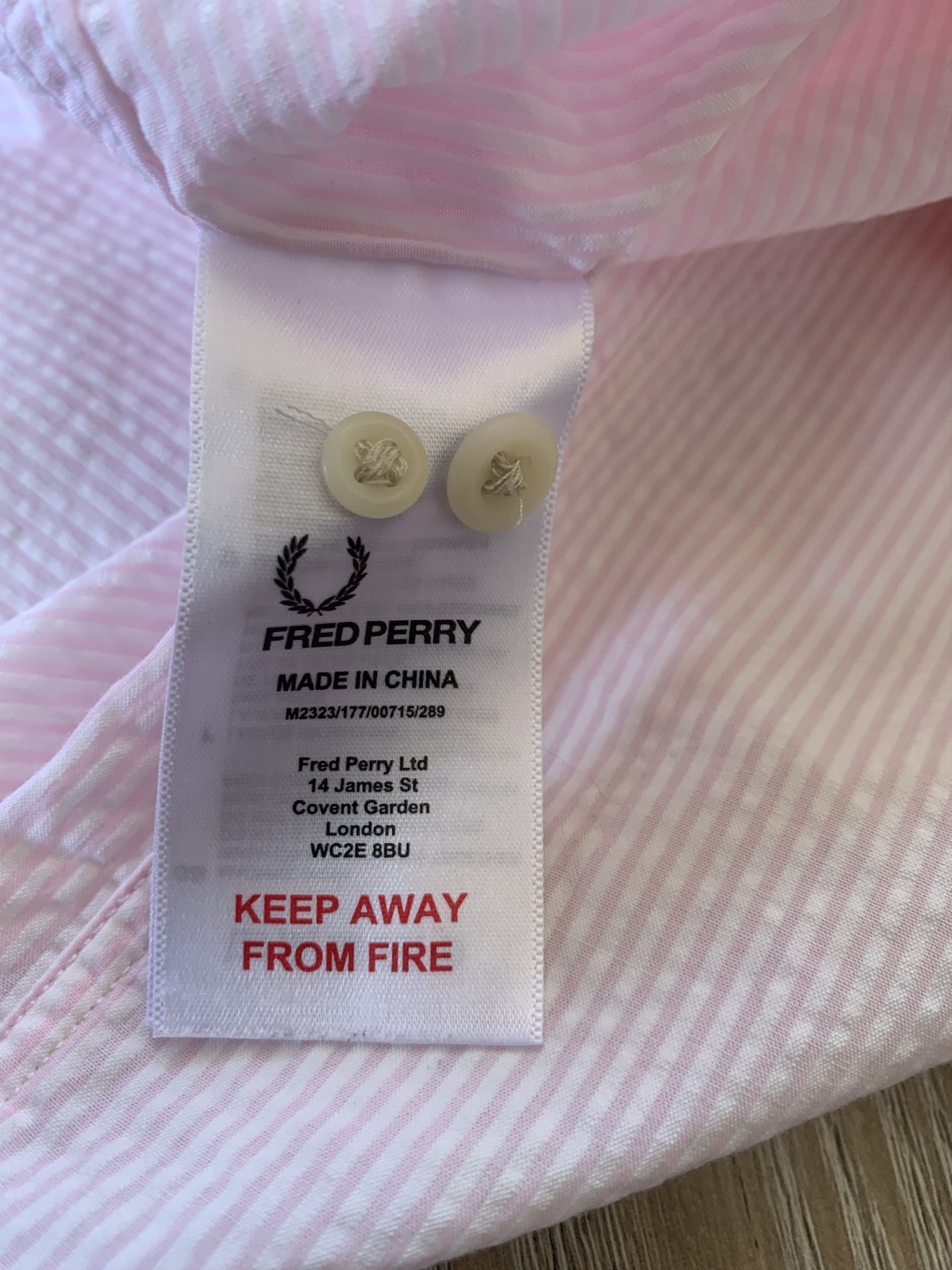 Fred Perry Fred Perry Stripe Cotton Button Down Shirt Size US S / EU 44-46 / 1 - 6 Thumbnail