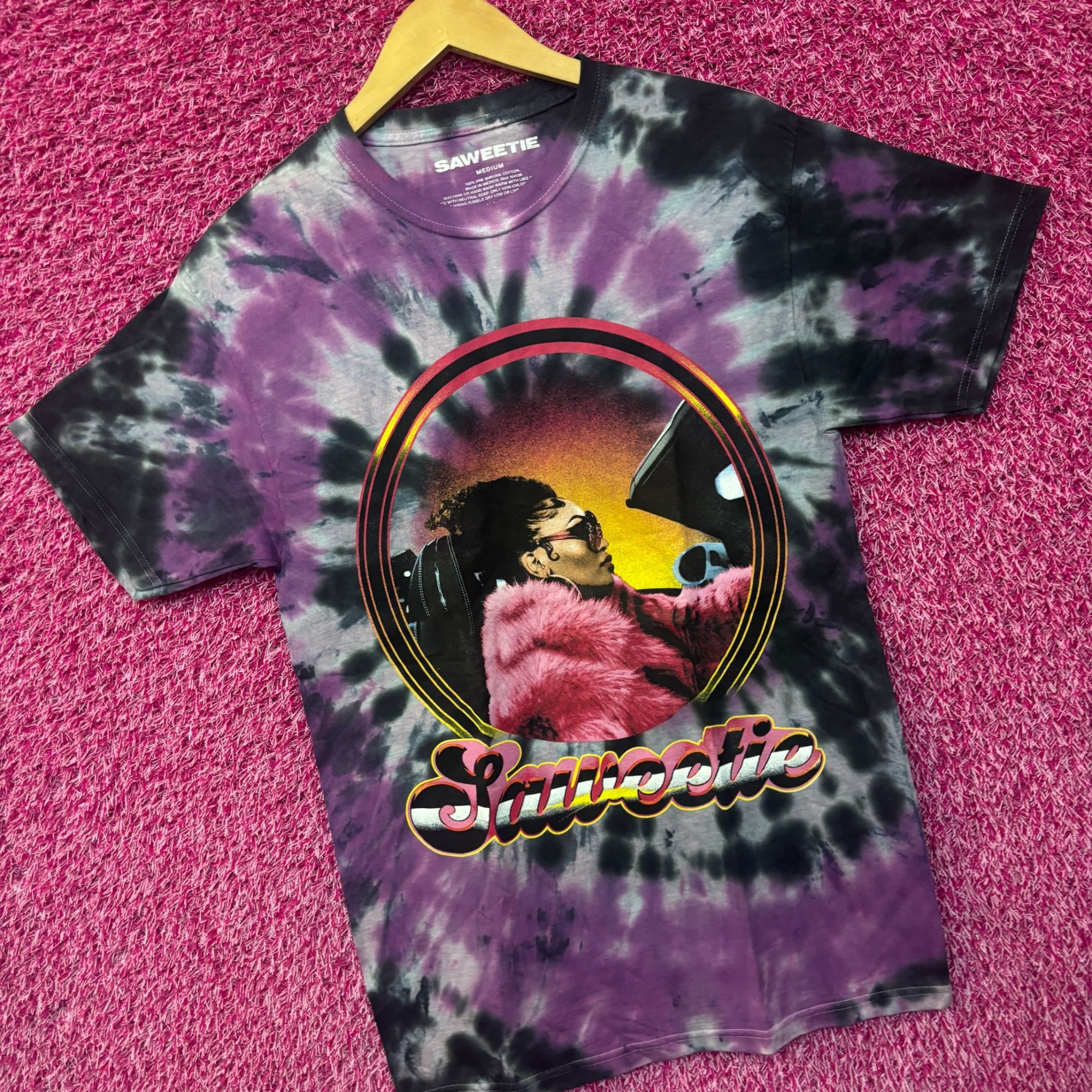 Rap Tees Sweetie High Maintenance Album Art Hip Hop Tie Dye M Size US M / EU 48-50 / 2 - 3 Thumbnail