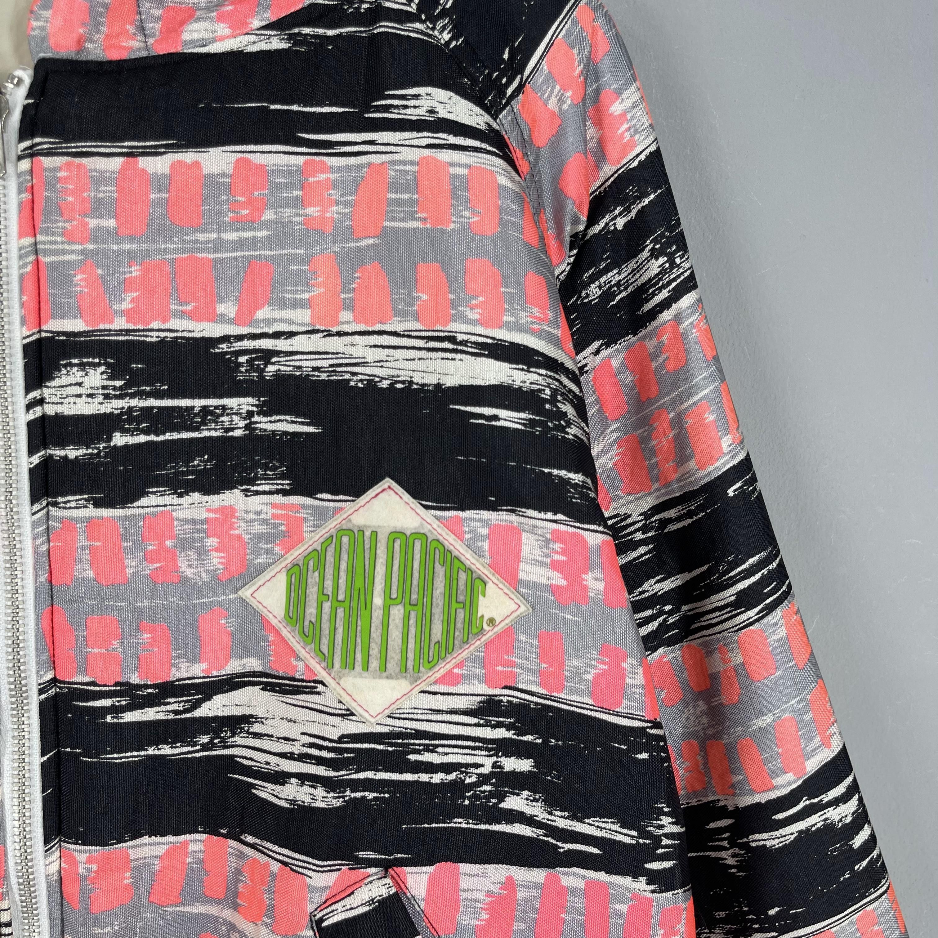 Ocean Pacific Vintage 1990s OCEAN PACIFIC Abstract Winter Ski Jacket Size US M / EU 48-50 / 2 - 3 Thumbnail