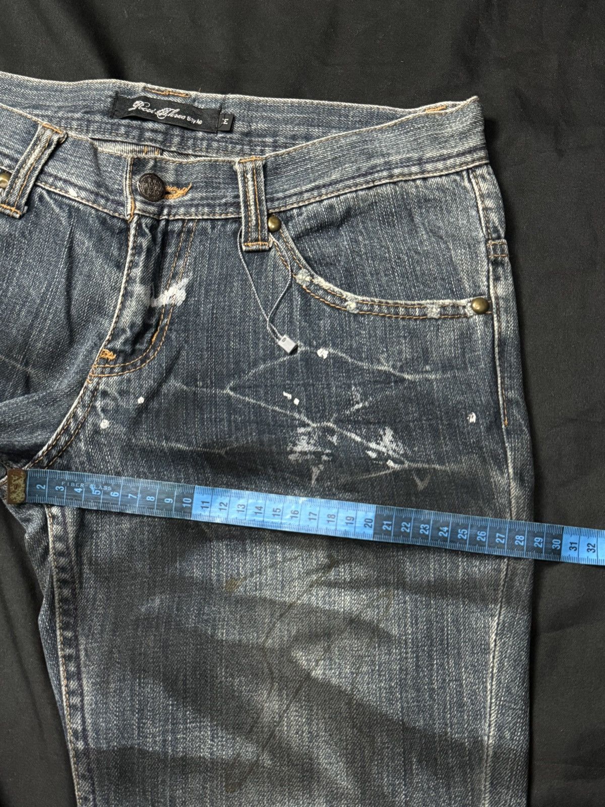 Hysteric Glamour × Japanese Brand Flare Denim Distressed RootThree style lgb ifsix Size US 29 - 9 Thumbnail