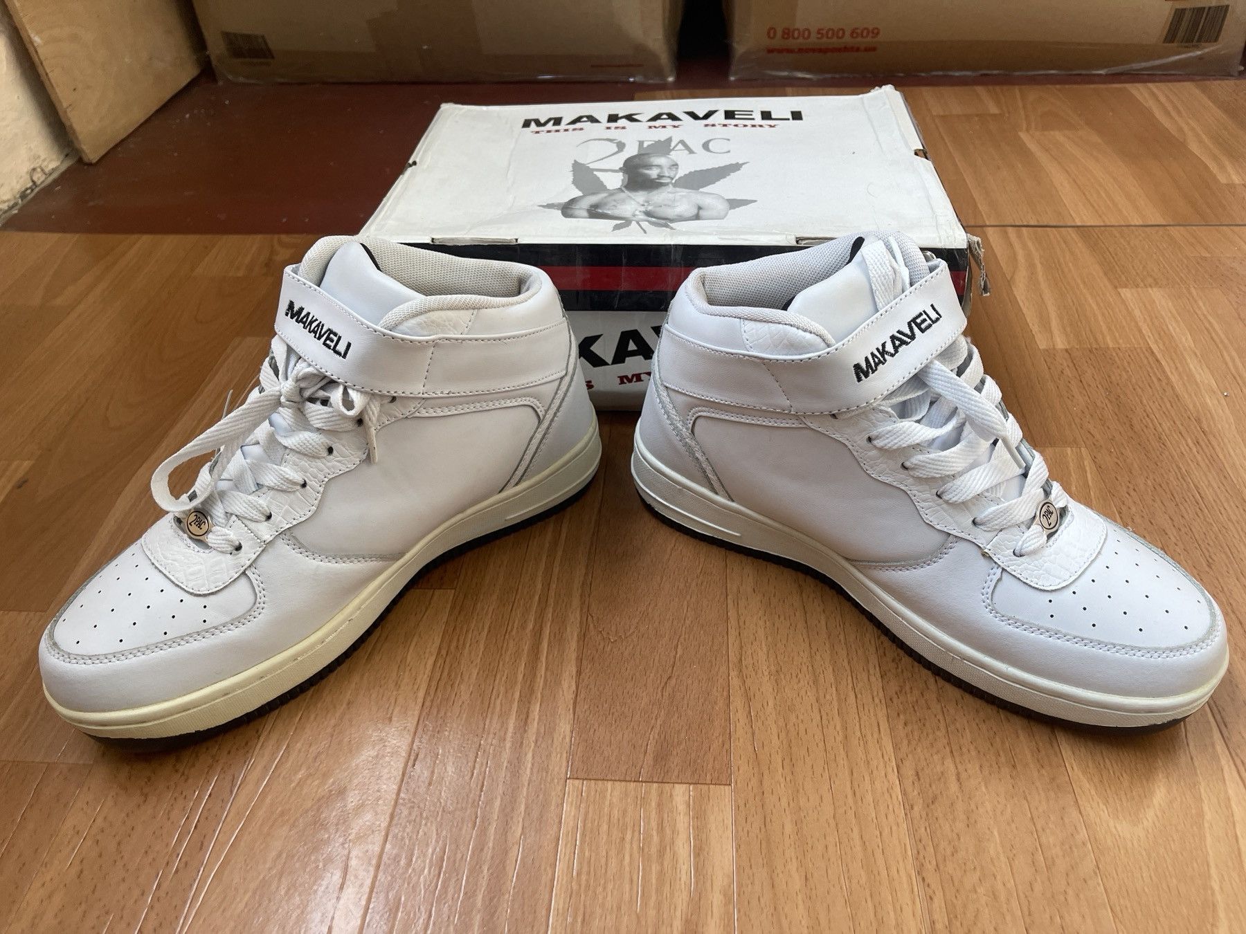 Makaveli MAKAVELI Branded sneakers, 2Pac shoes, Hi Top vintage US 9 Size US 9 / EU 42 - 8 Thumbnail