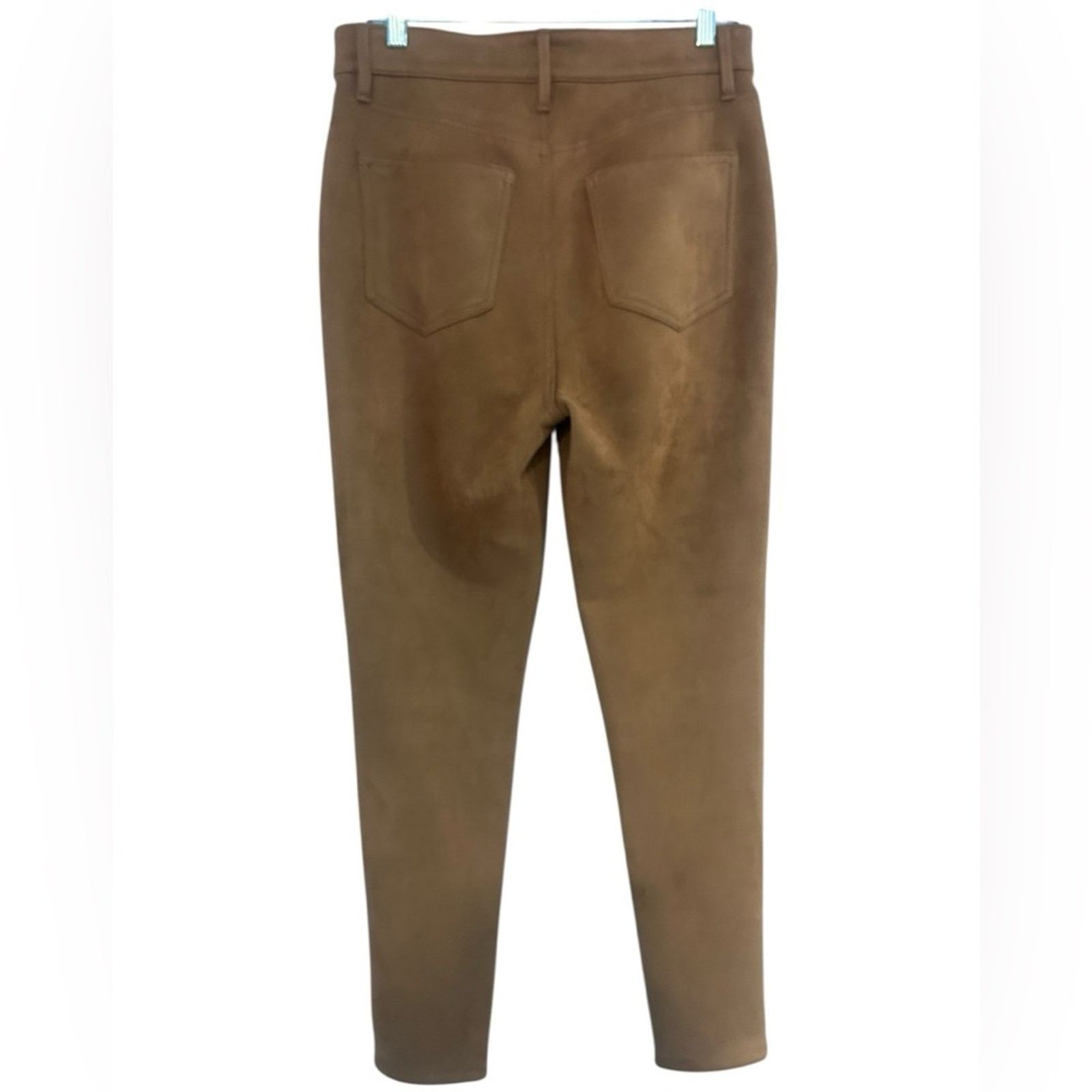 Ann Taylor Ann Taylor Sculpting Pocket Faux Suede High Rise Pants 8 Size 30" / US 8 / IT 44 - 3 Thumbnail