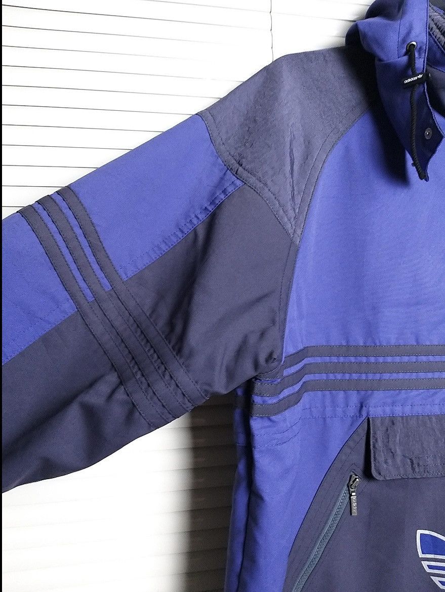 Adidas VINTAGE 90'S ADIDAS TREFOIL HOODIES 1/2 ZIPPER JACKET Size US XL / EU 56 / 4 - 5 Thumbnail