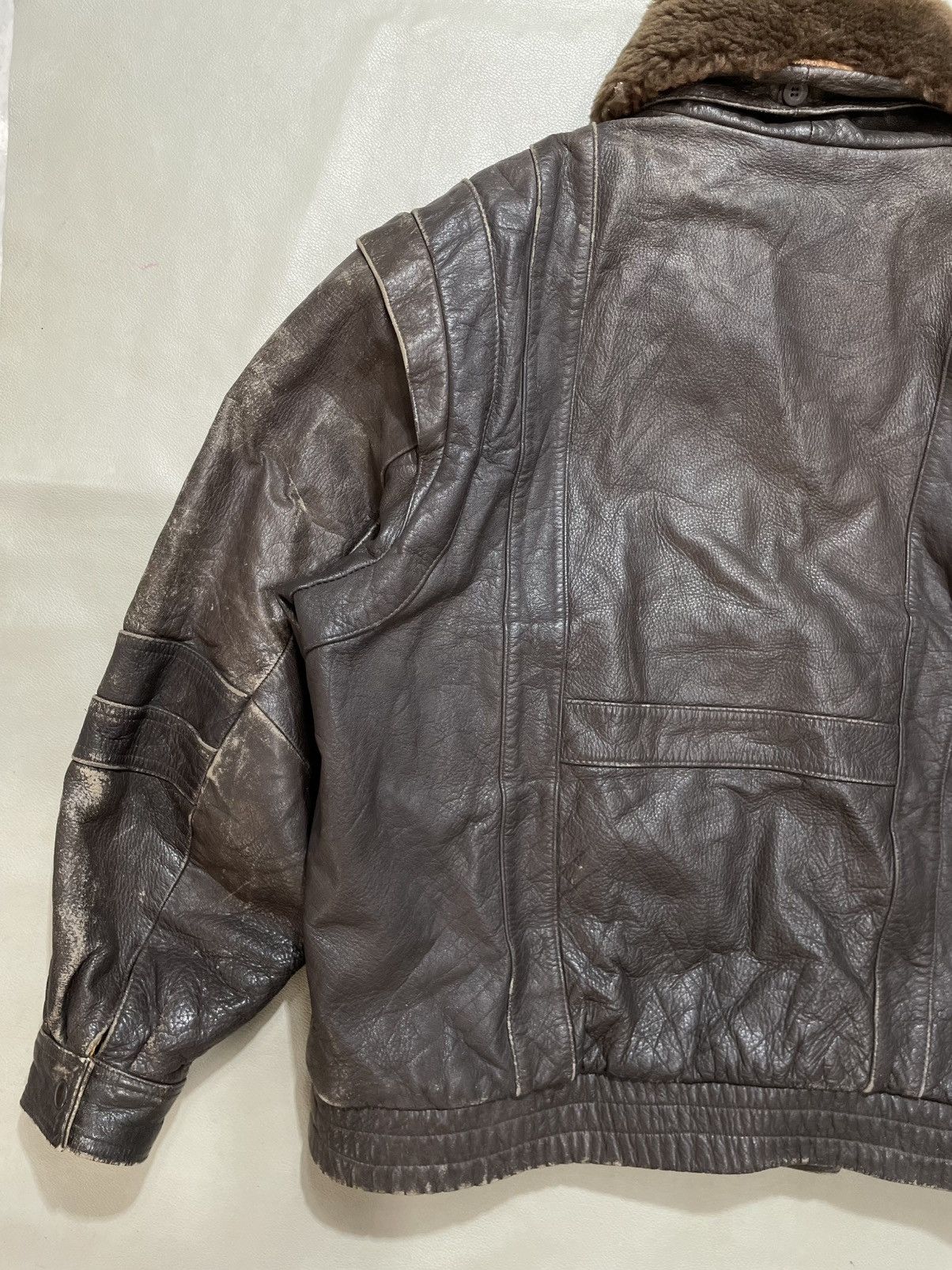 Vtg Issey Miyake Design Leather Fur Jacket D'hommeA'Homme