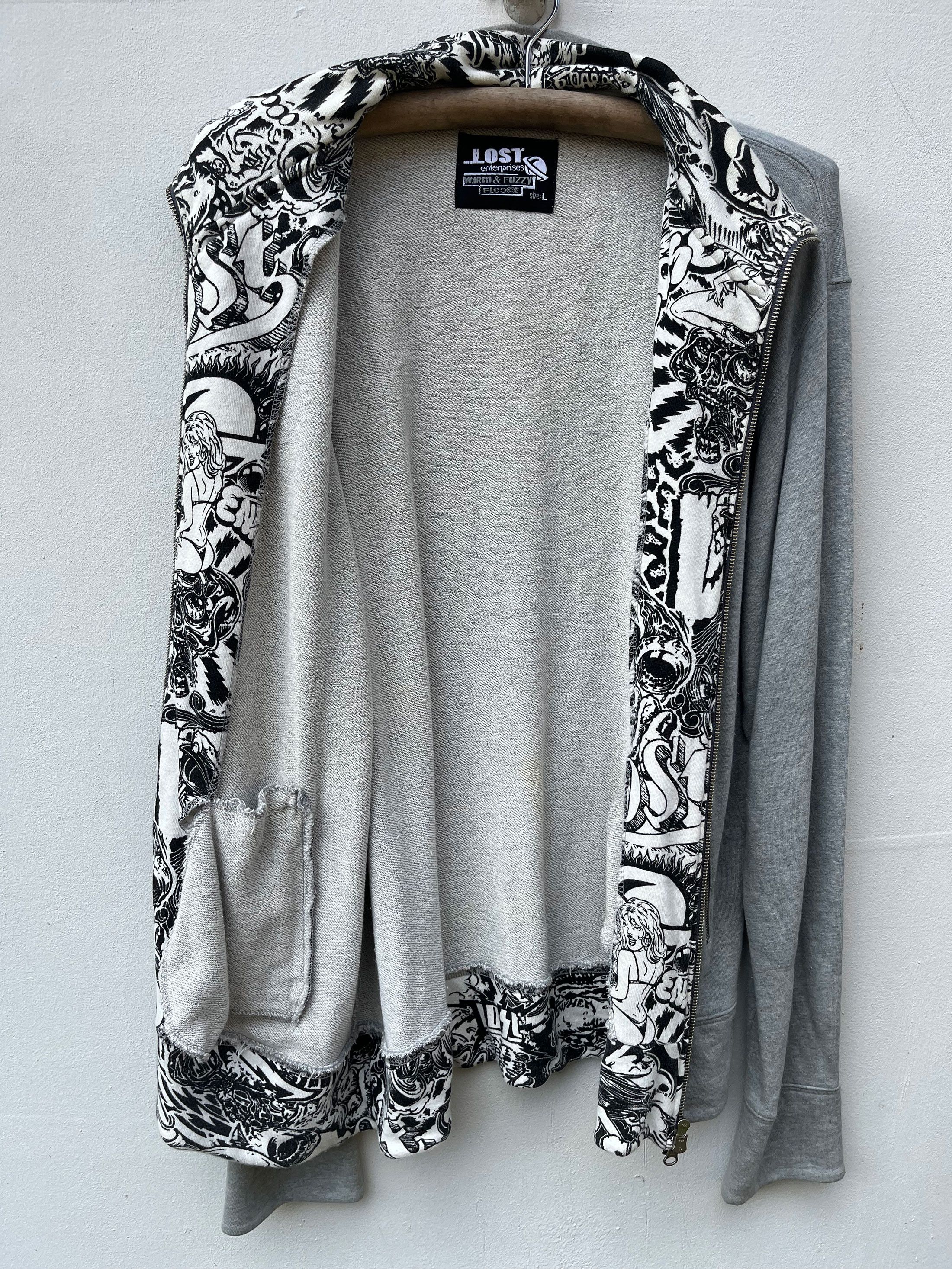 Lost Enterprises Lost Enterprise Snowboarding Sk8 Heavy Zipper Sweater Size US L / EU 52-54 / 3 - 6 Thumbnail
