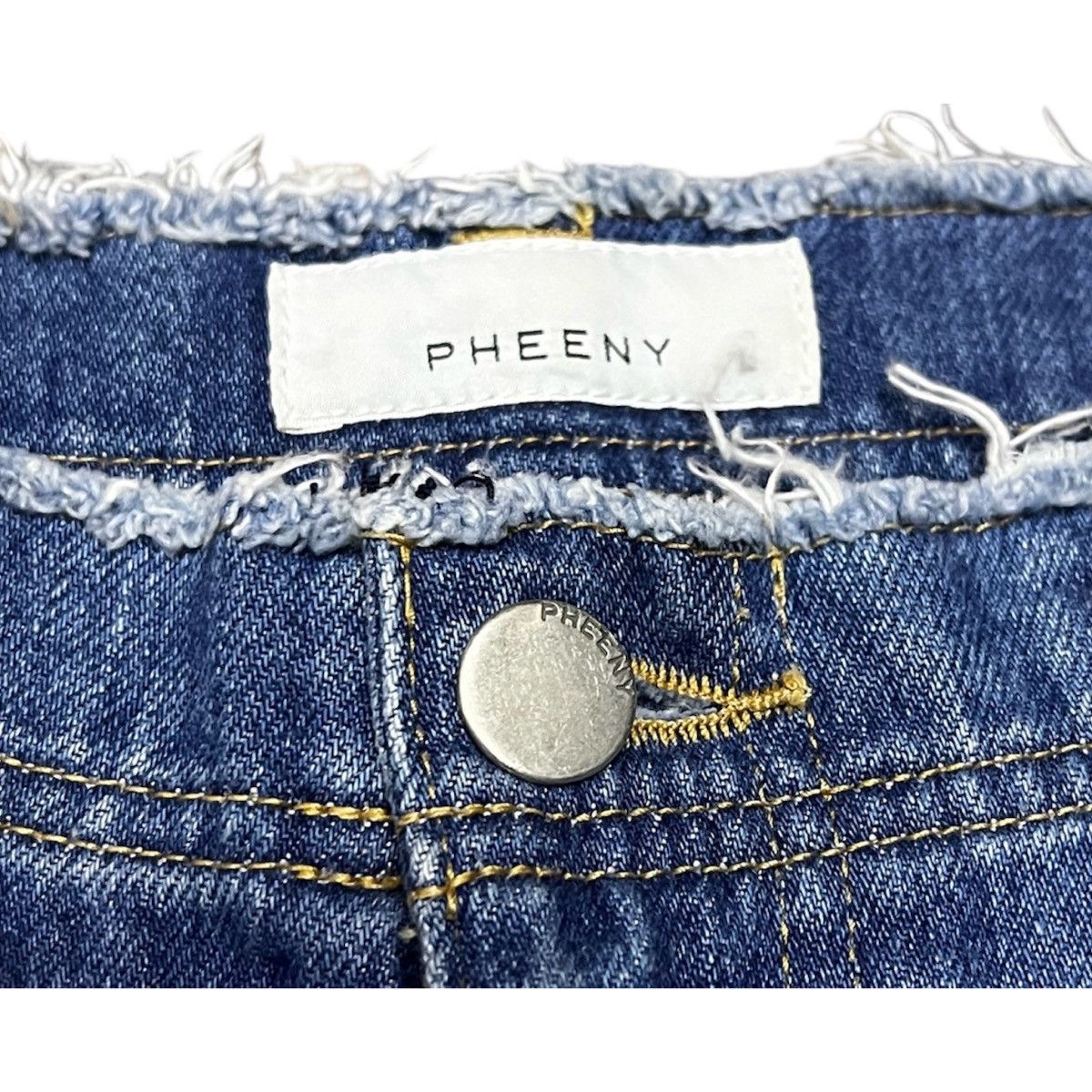 Designer × Japanese Brand × Vintage PHEENY FLARED DENIM VINTAGE JEANS Size 29" - 3 Thumbnail