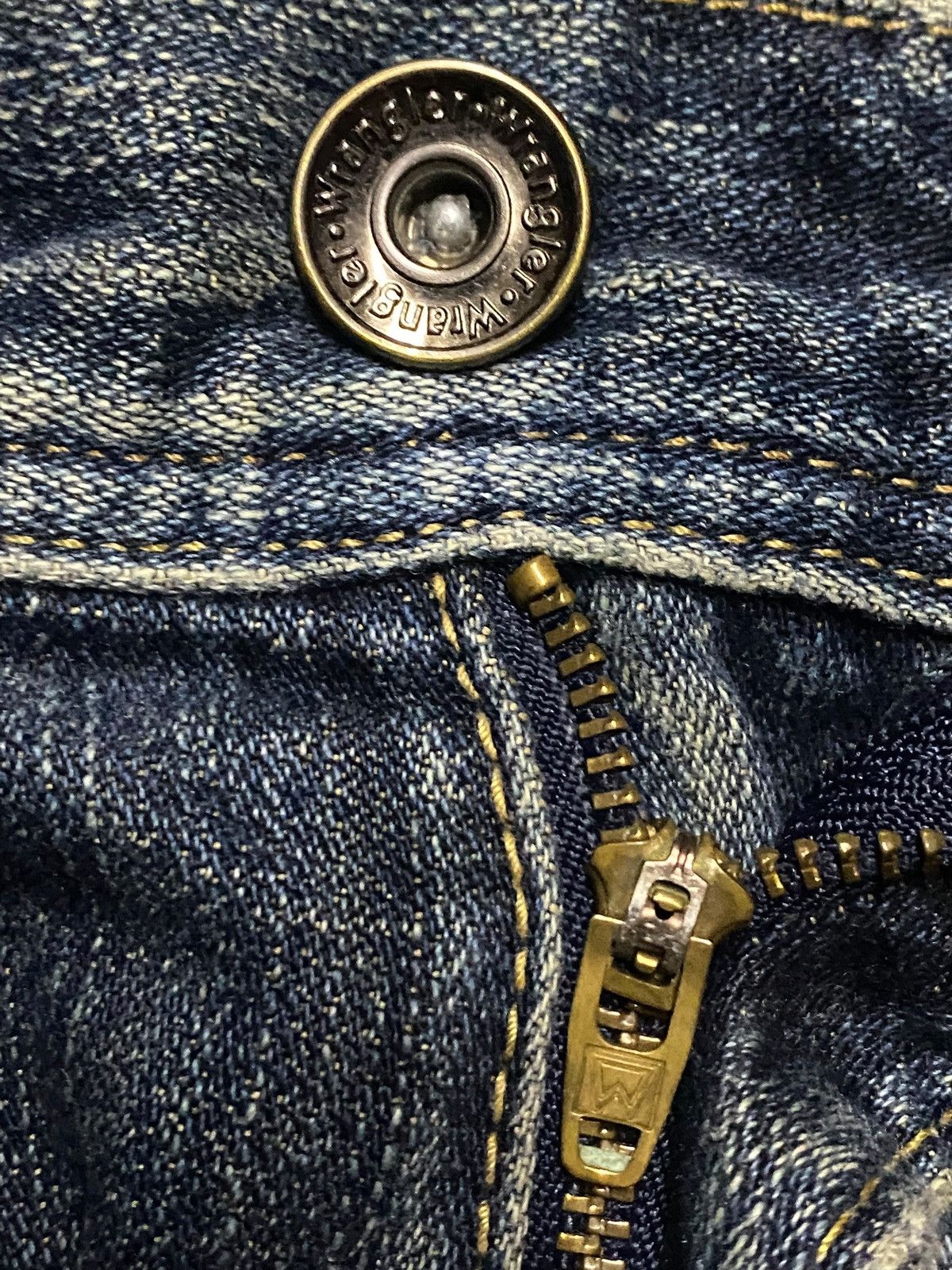 KOZABURO × Wrangler Vintage Wrangler 04903 Mud Wash Distressed Loose Jeans Size US 34 / EU 50 - 6 Thumbnail