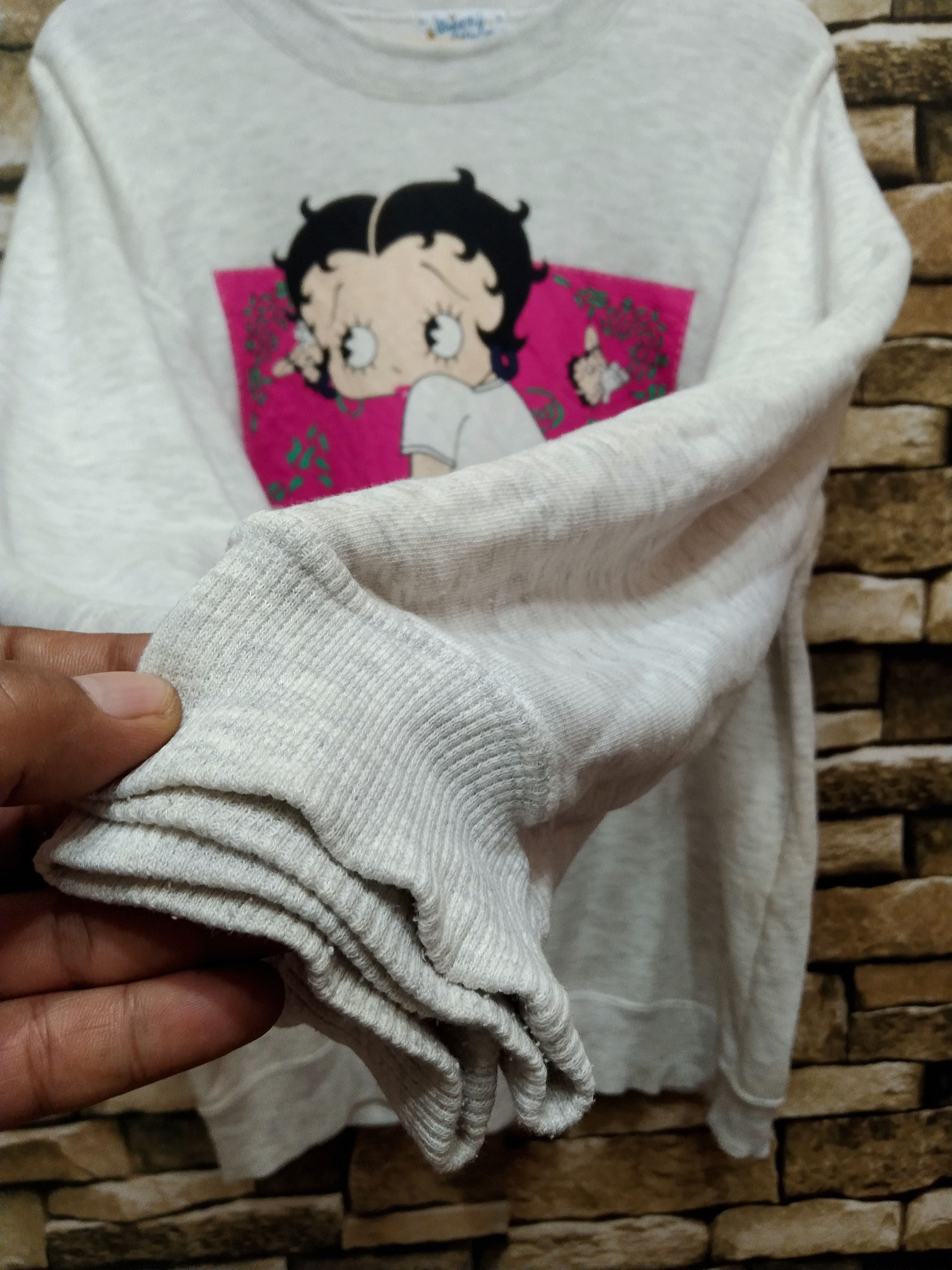 Cartoon Network × Vintage Vintage Betty Boop Sweatshirt Size US L / EU 52-54 / 3 - 7 Thumbnail
